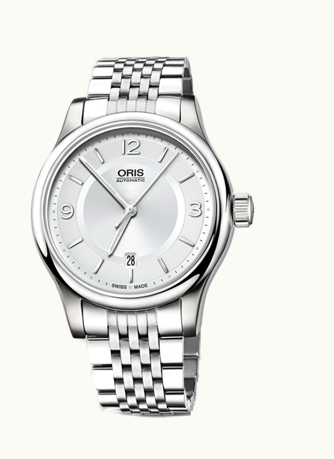 Oris Classic Date 42 Stainless Steel / Silver / Bracelet