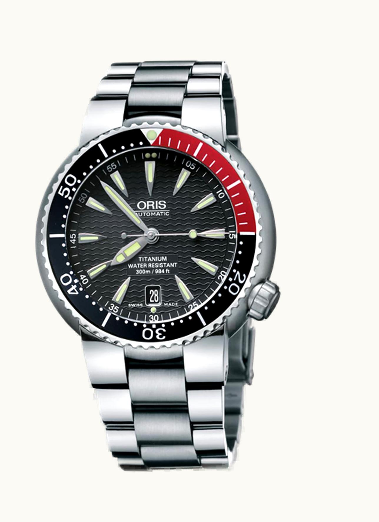 Oris Divers Date Titanium / Black / Bracelet