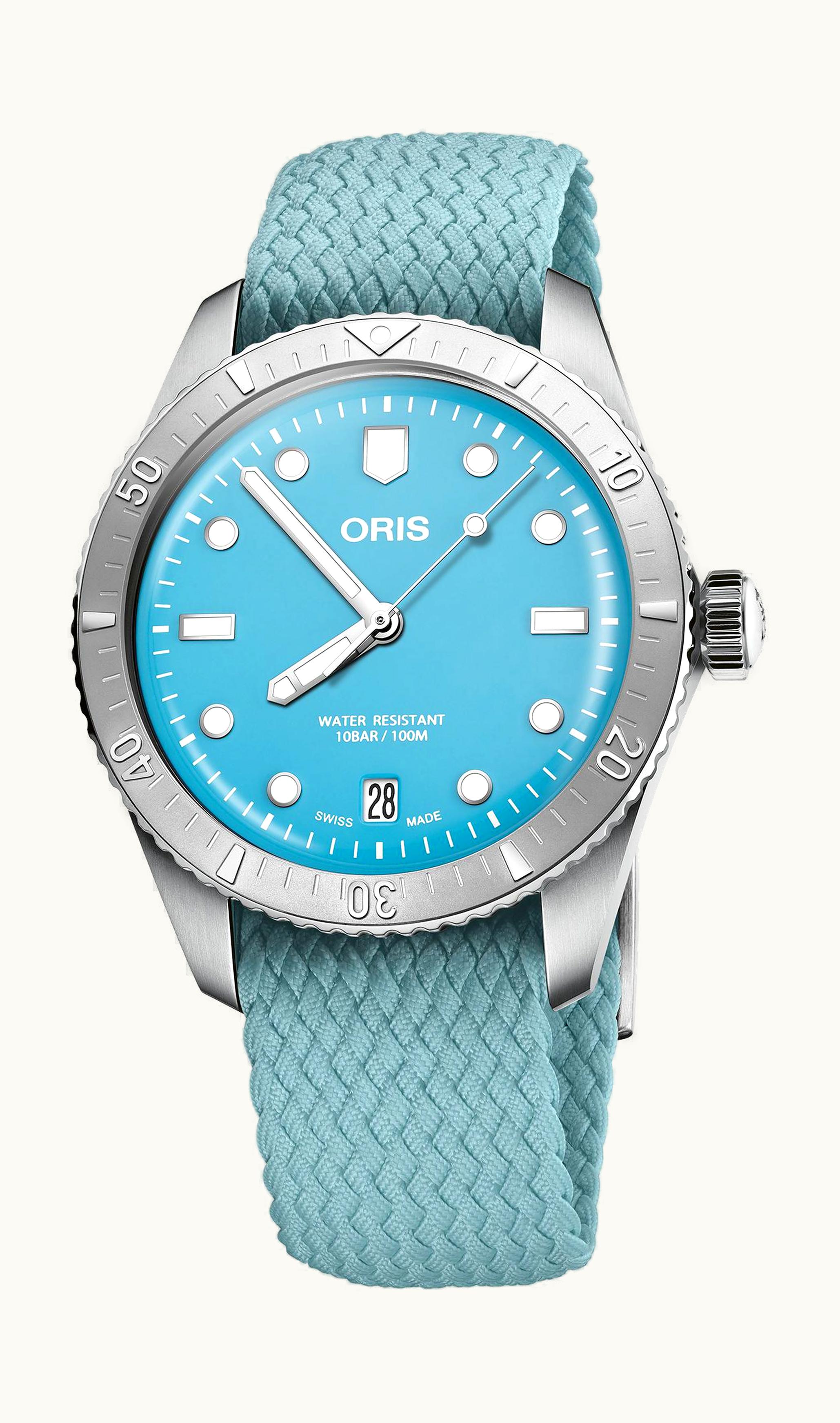 Oris Divers Date Titanium / Lume / Rubber