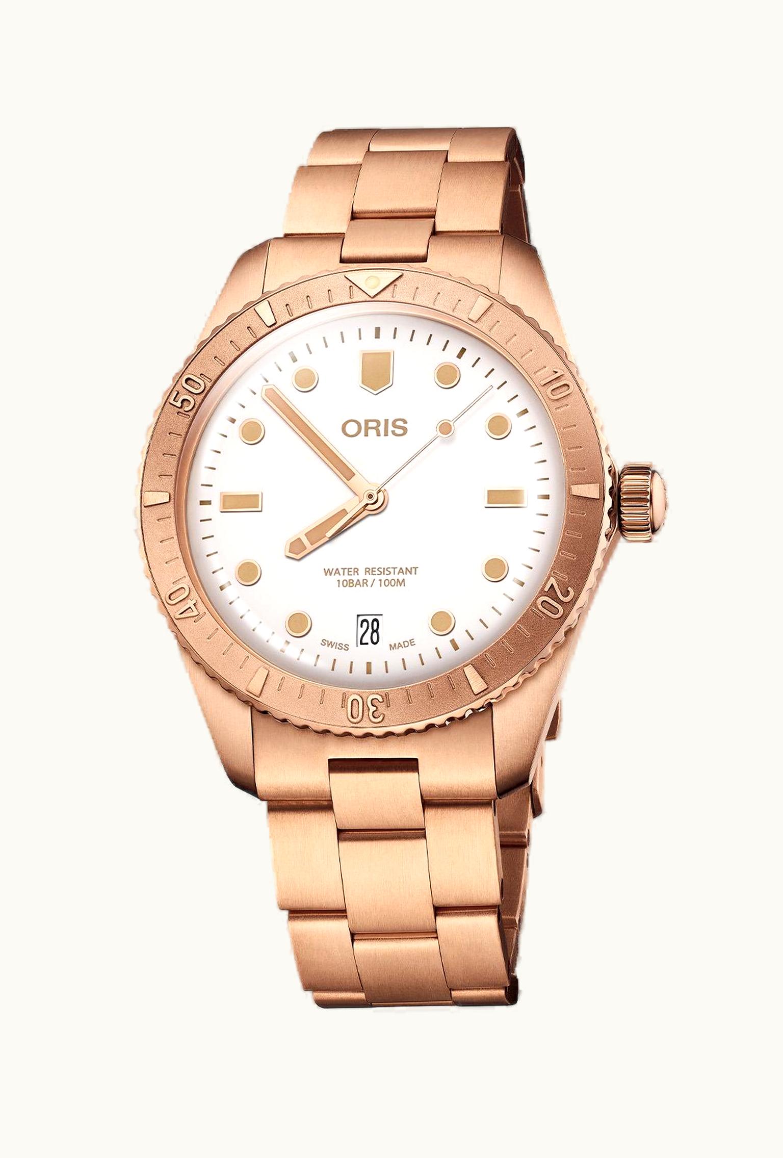 Oris Divers Sixty-Five 38 Cotton Candy White Star