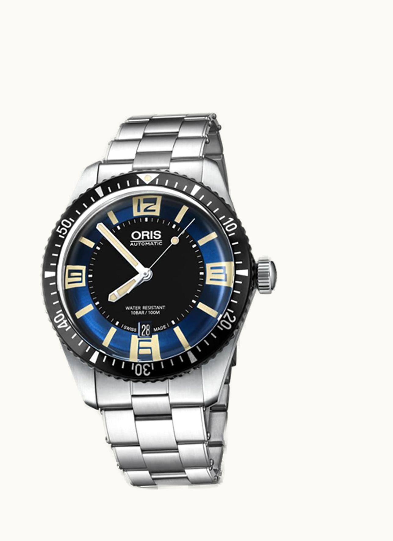 Oris Divers Sixty-Five 40 Stainless Steel / Blue / Bracelet