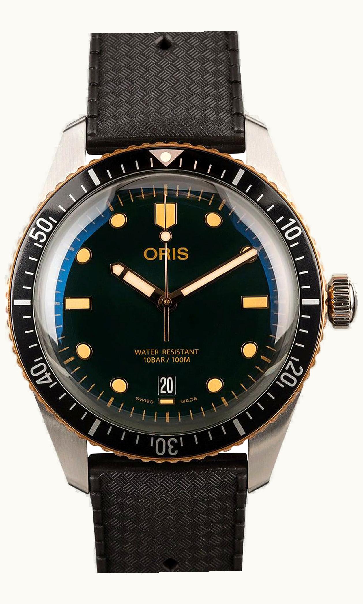 Oris Divers Sixty-Five 40 Stainless Steel / Bronze / Green / Timeless Luxury