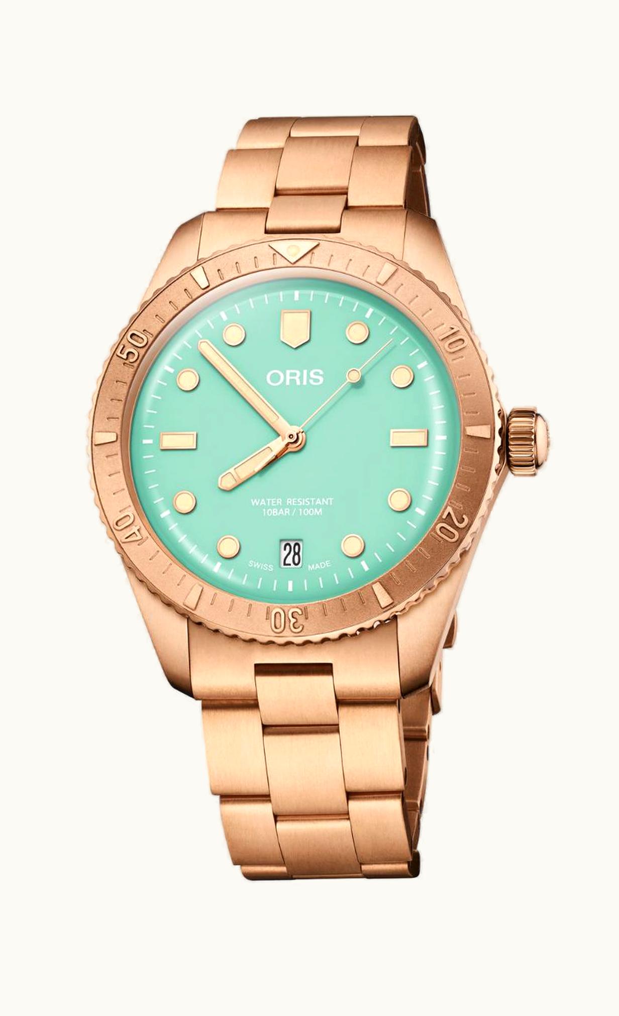 Oris Divers Sixty-Five 38 Cotton Candy Wild Green / Bracelet