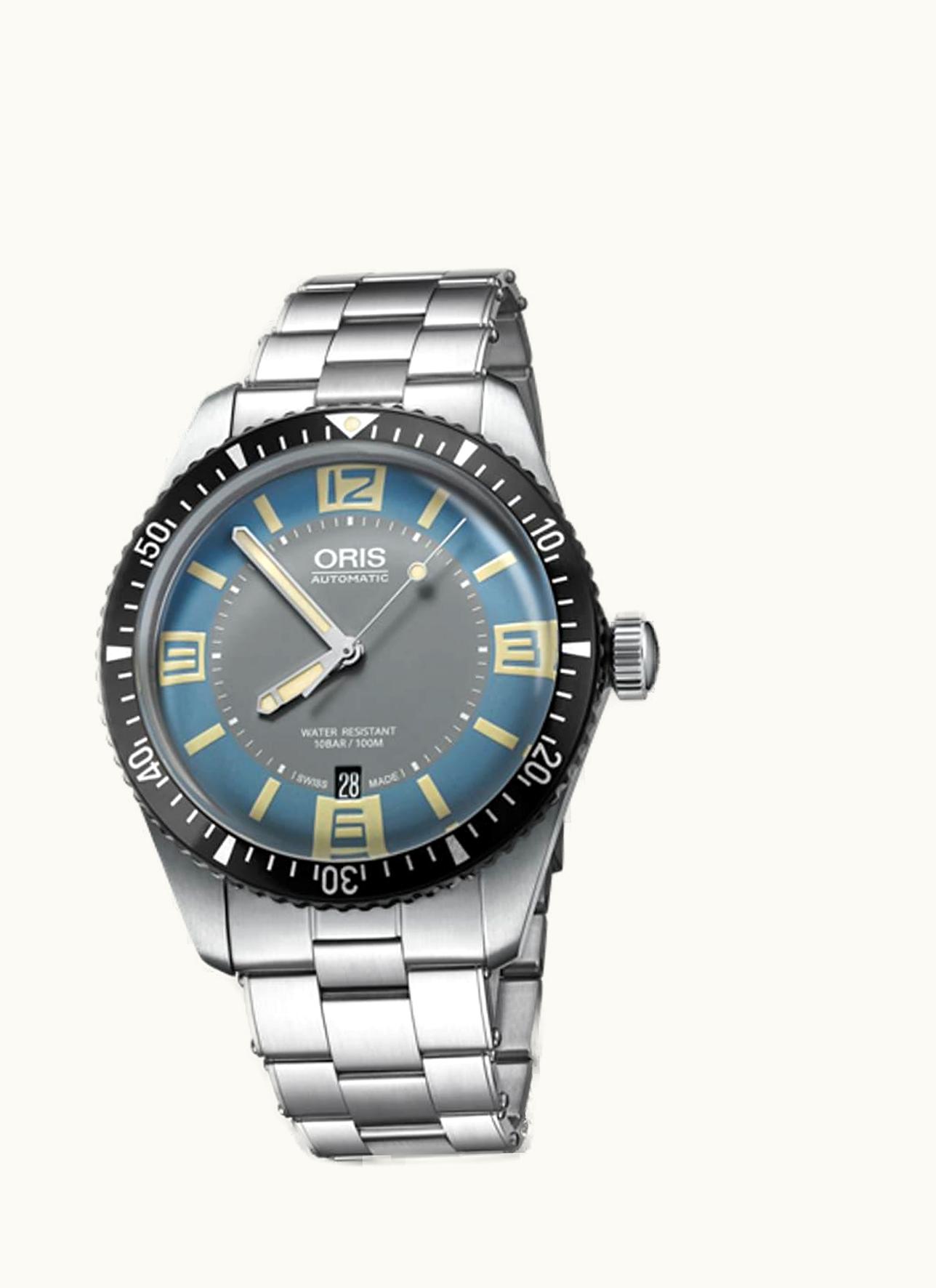 Oris Divers Sixty-Five 40 Stainless Steel / Deauville Blue / Bracelet