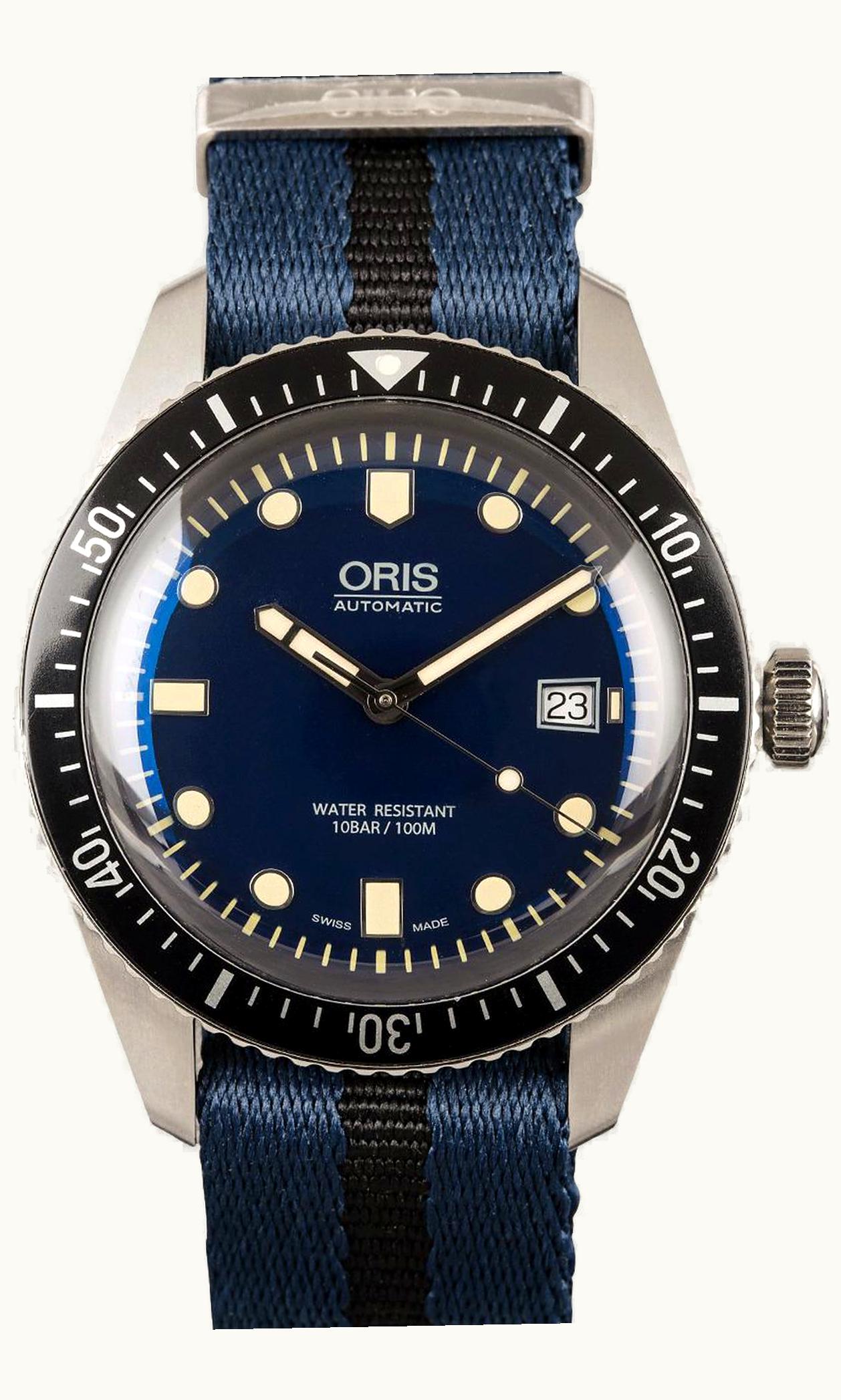 Oris Divers Sixty-Five 42 Stainless Steel / Blue / NATO