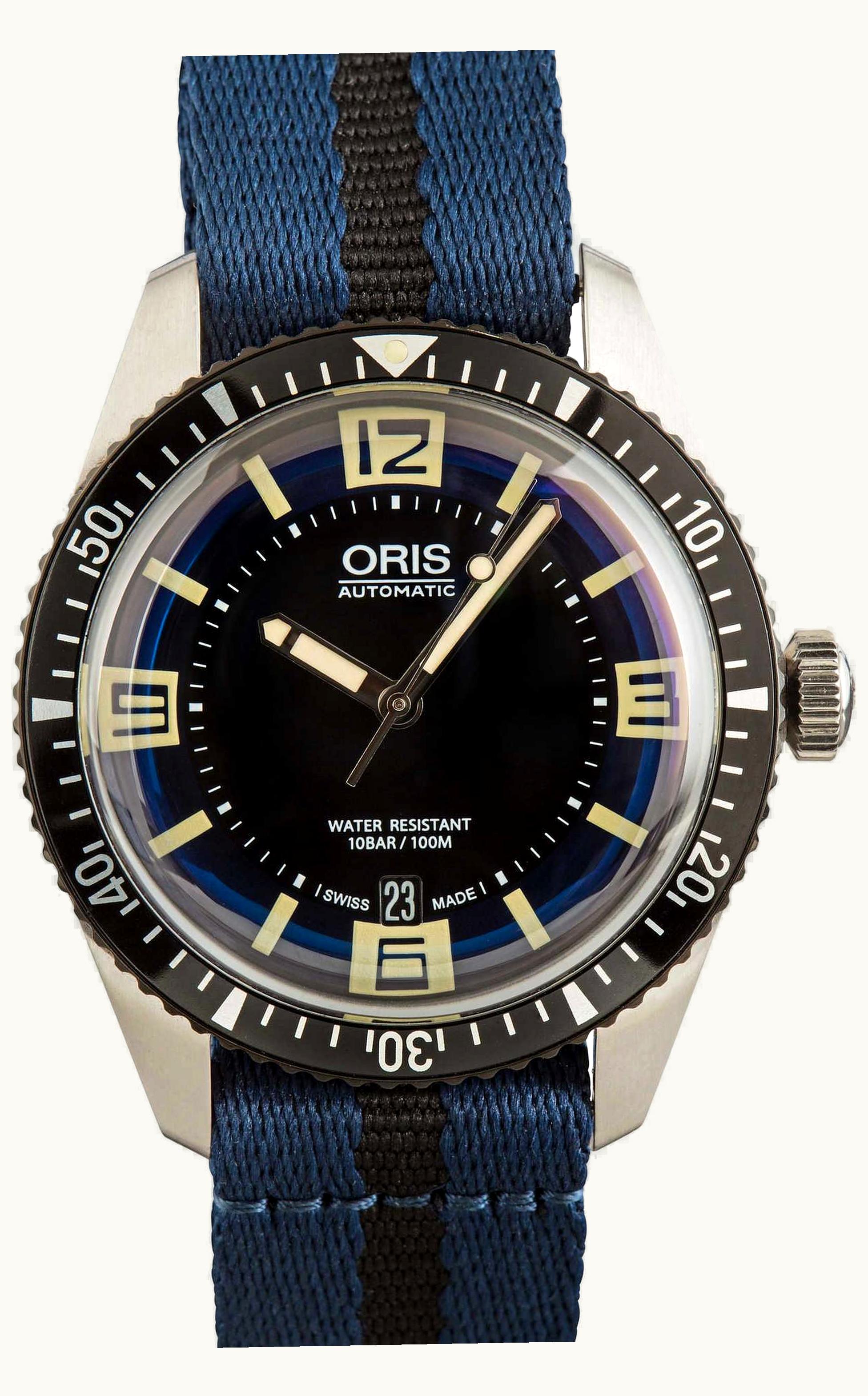 Oris Divers Sixty-Five 40 Stainless Steel / Blue / NATO