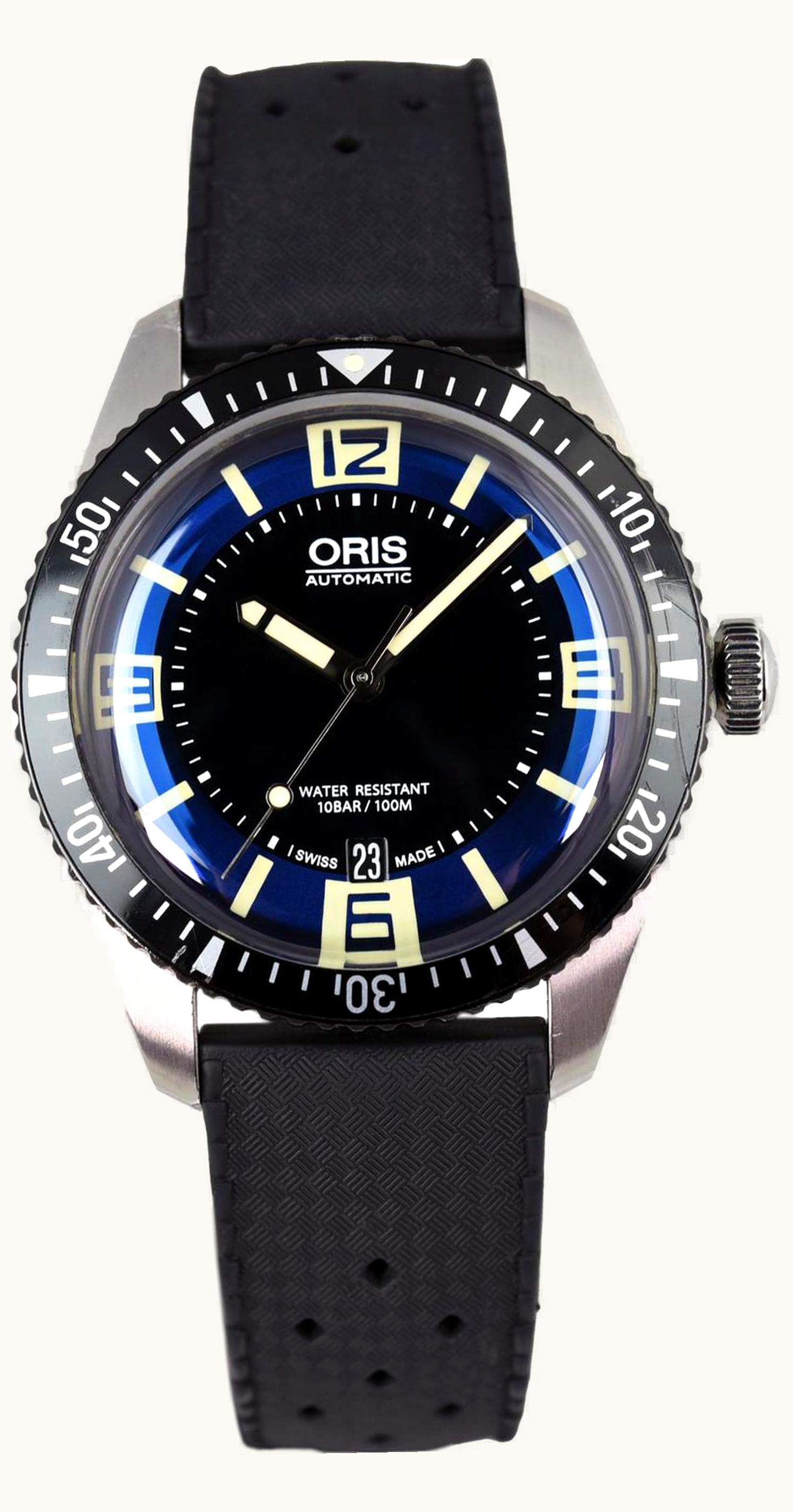 Oris Divers Sixty-Five 40 Stainless Steel / Blue / Rubber