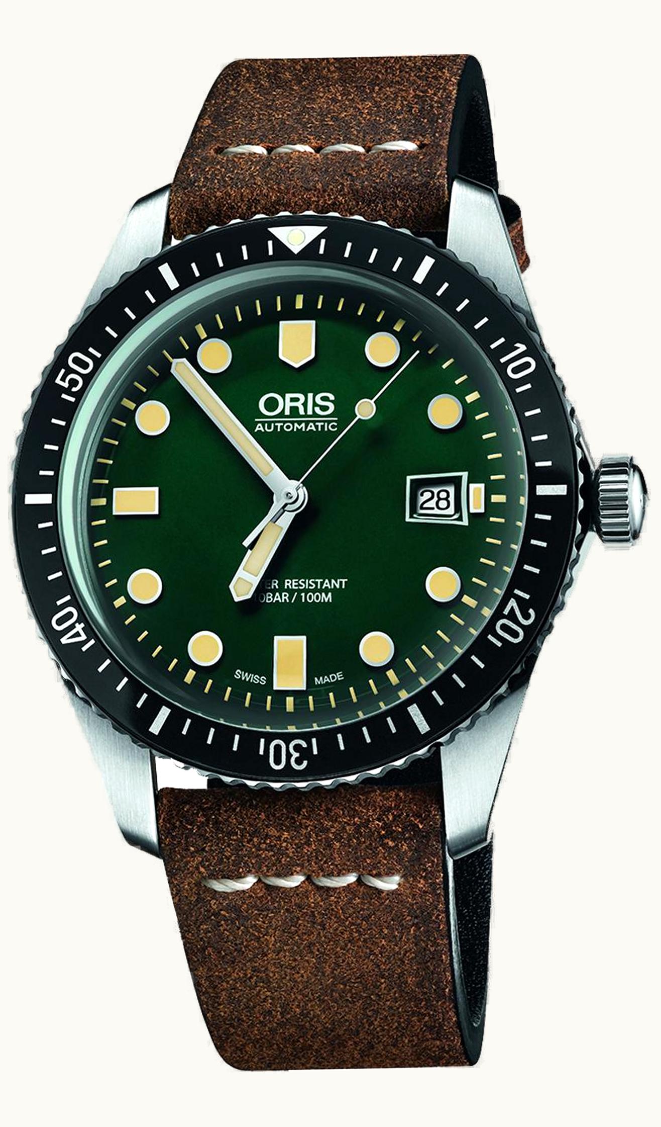 Oris Divers Sixty-Five 42 Stainless Steel / Green / Bracelet