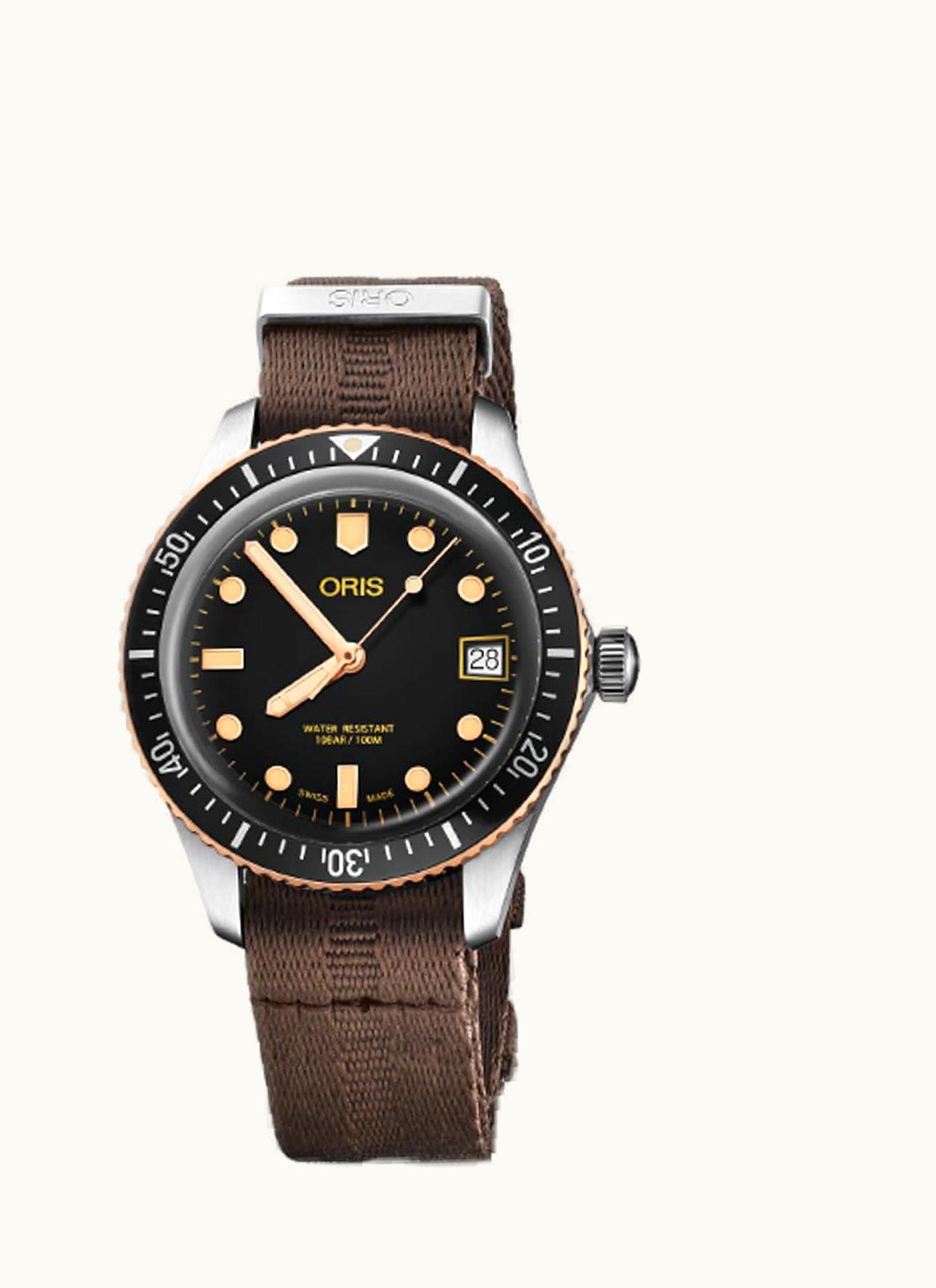 Oris Divers Sixty-Five 36 Stainless Steel / Bronze / Black / NATO