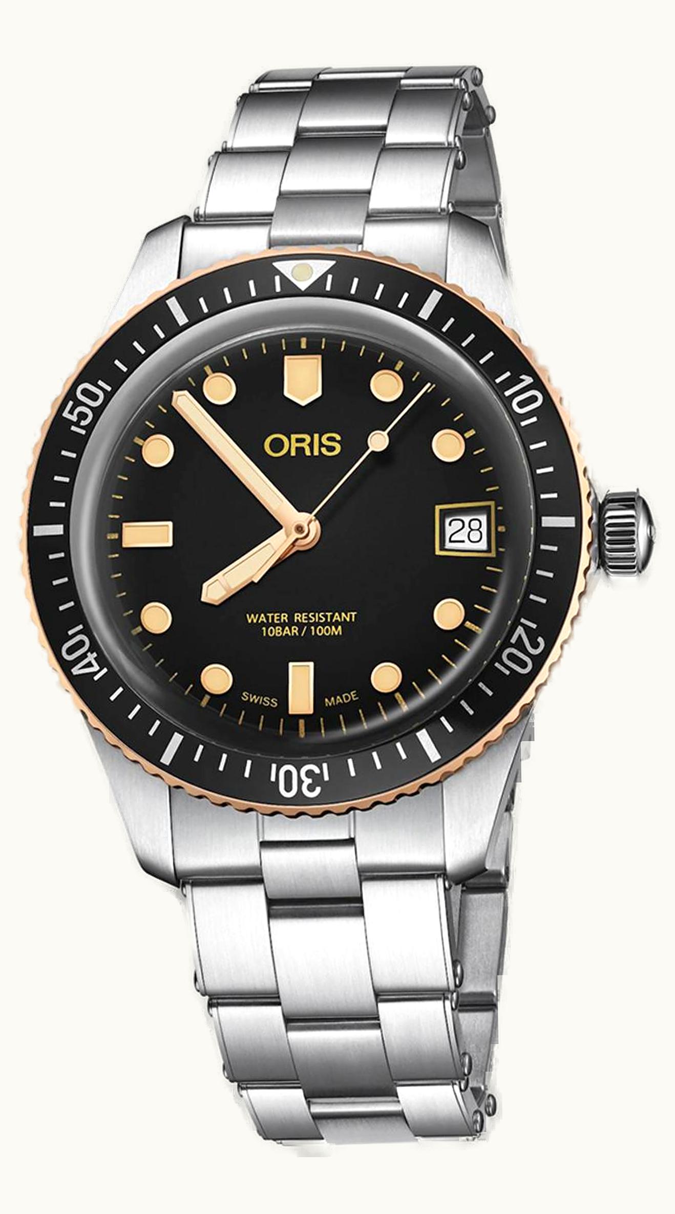 Oris Divers Sixty-Five 36 Stainless Steel / Bronze / Black / Bracelet