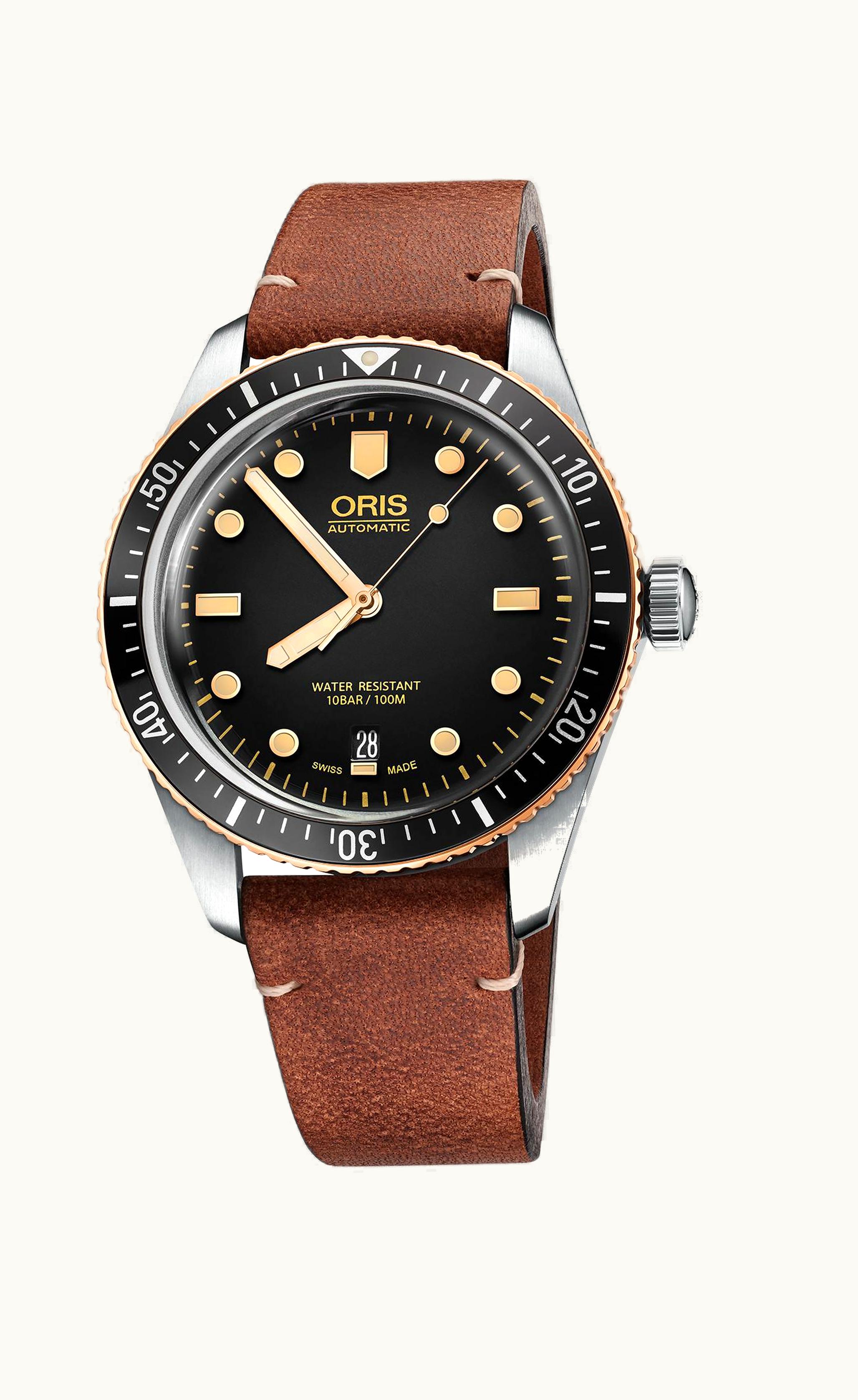 Oris Divers Sixty-Five 42 Stainless Steel / Bronze / Black / Calf