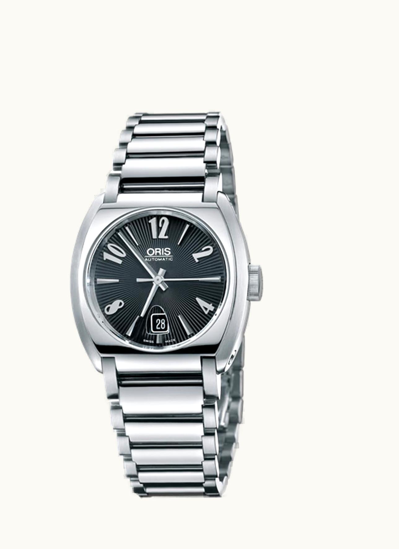 Oris Frank Sinatra Lady Date Stainless Steel / Black