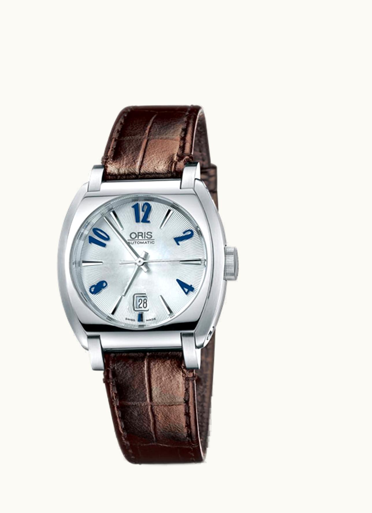 Oris Frank Sinatra Lady Date Stainless Steel / Silver