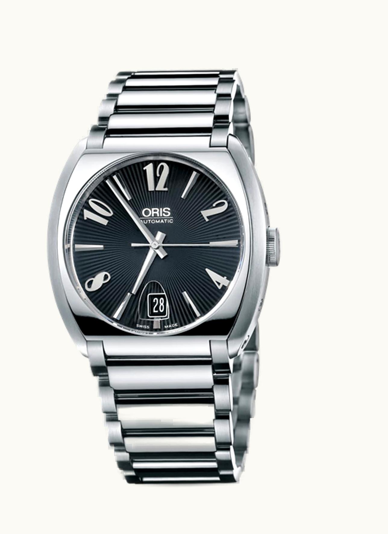 Oris Frank Sinatra Date Stainless Steel / Black / Bracelet