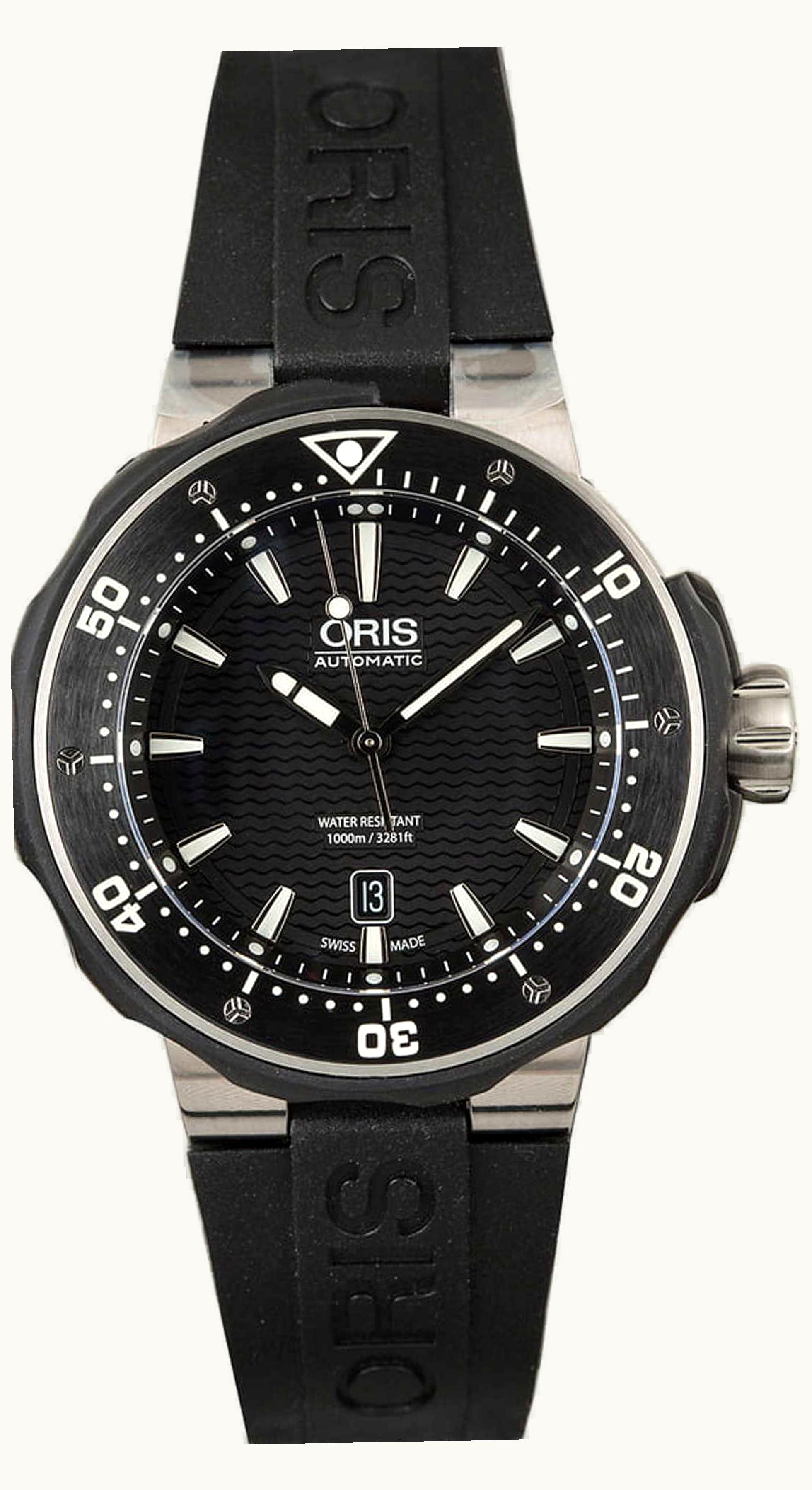 Oris ProDiver Date Titanium / Black / Rubber
