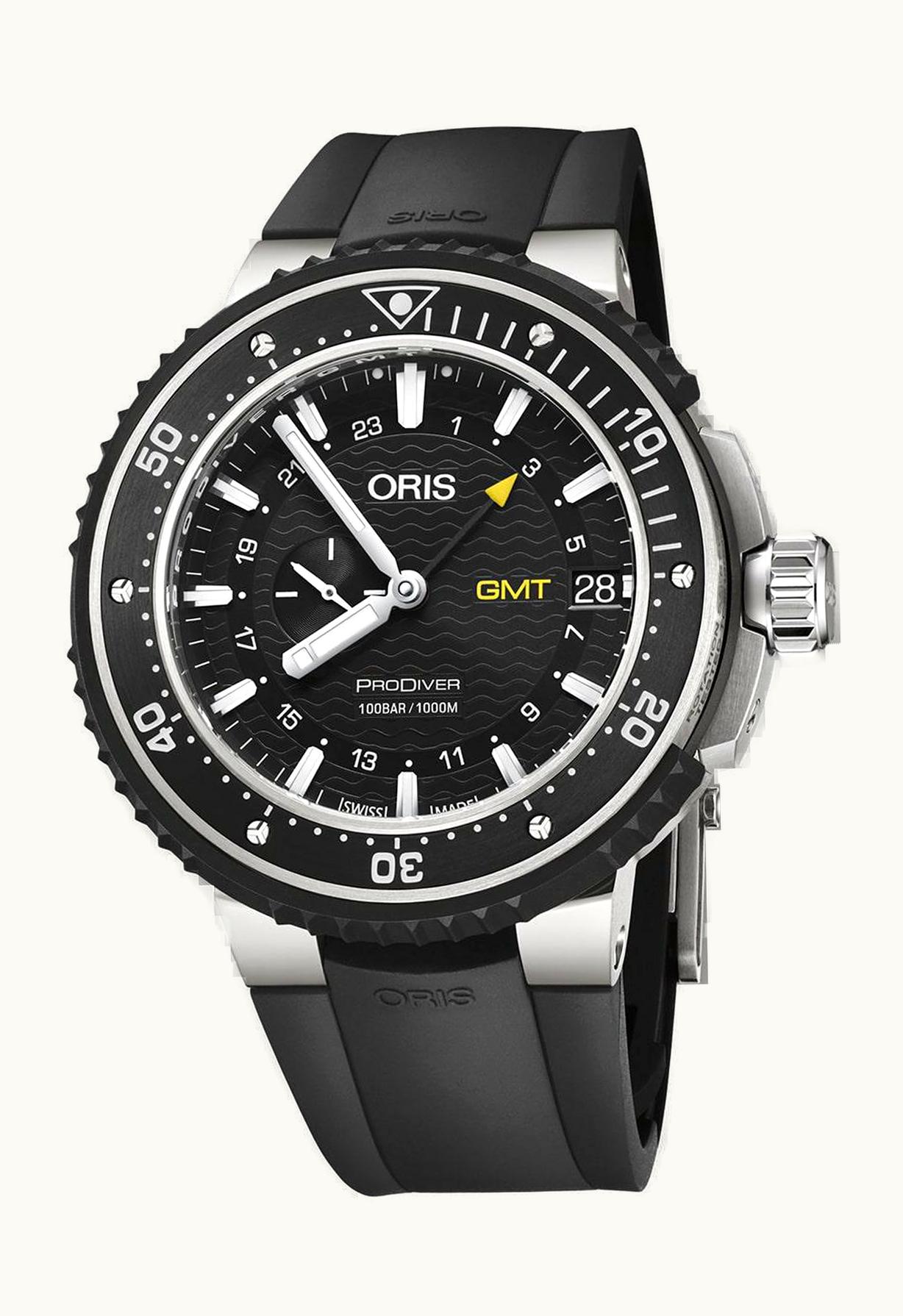 Oris ProDiver GMT Titanium / Black / Rubber