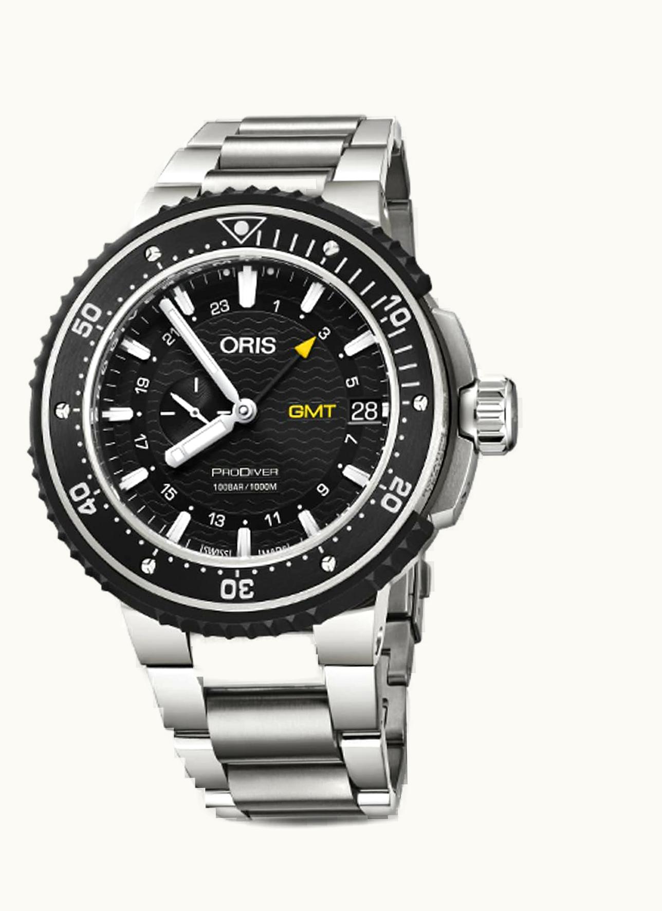 Oris ProDiver GMT Titanium / Black / Bracelet