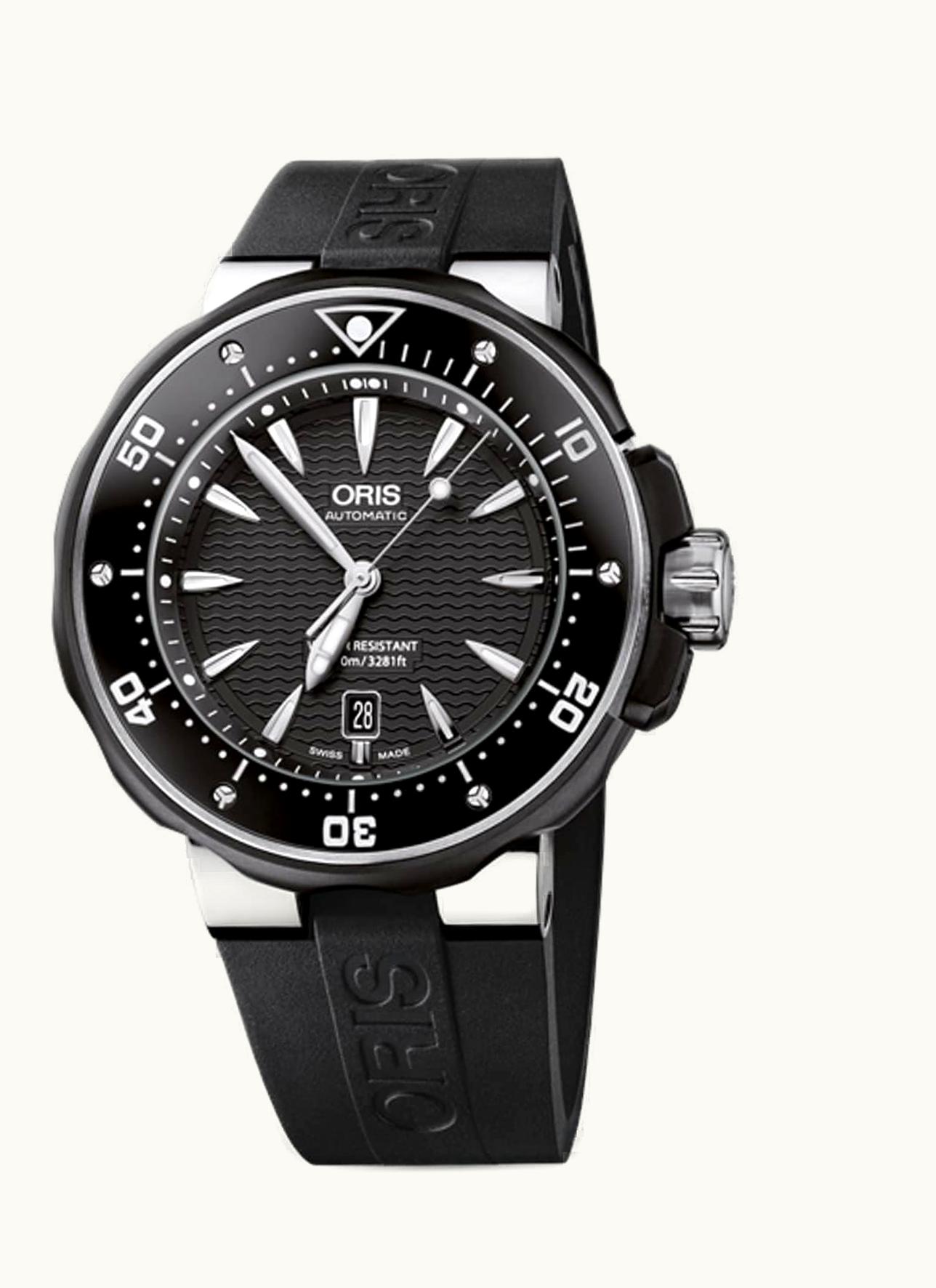 Oris ProDiver Date Titanium / Black / Rubber