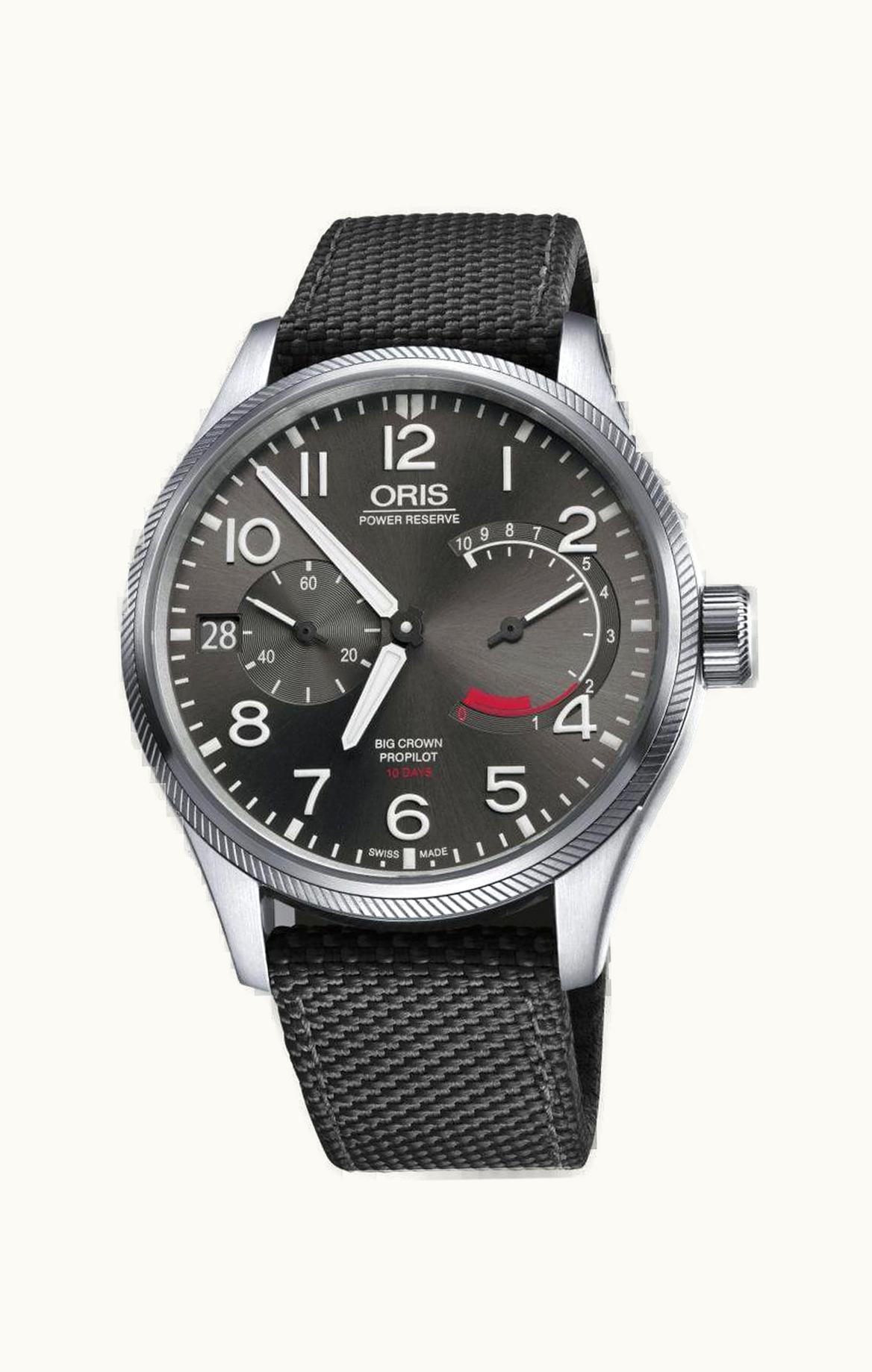 Oris Big Crown ProPilot Calibre 111 Stainless Steel / Grey / Alligator