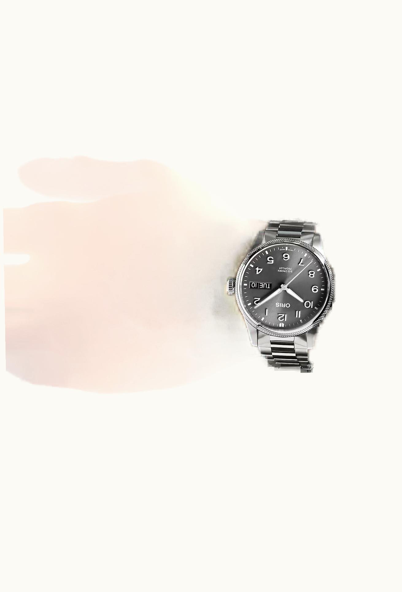 Oris Big Crown ProPilot Big Day Date Stainless Steel / Grey / Bracelet
