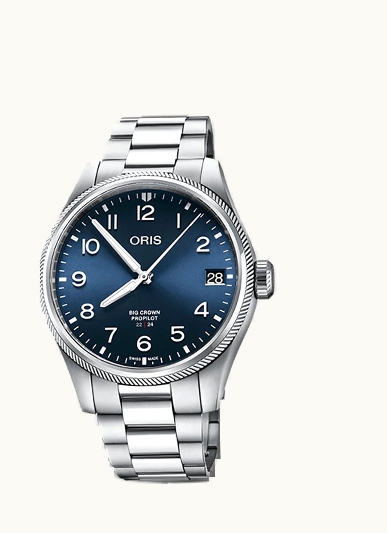 Oris Big Crown ProPilot Big Date Stainless Steel / Blue