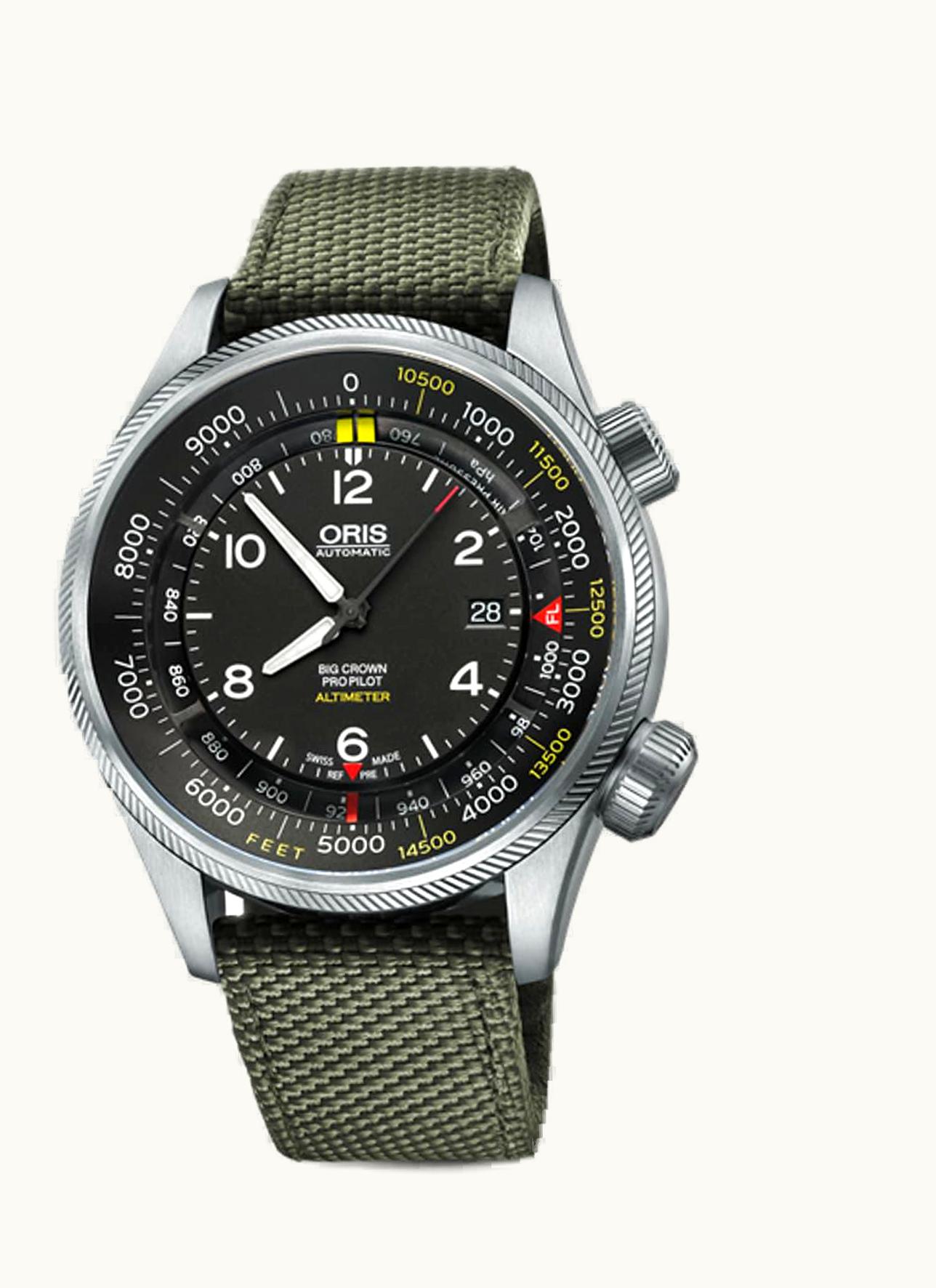 Oris Big Crown ProPilot Altimeter Feet / Stainless Steel