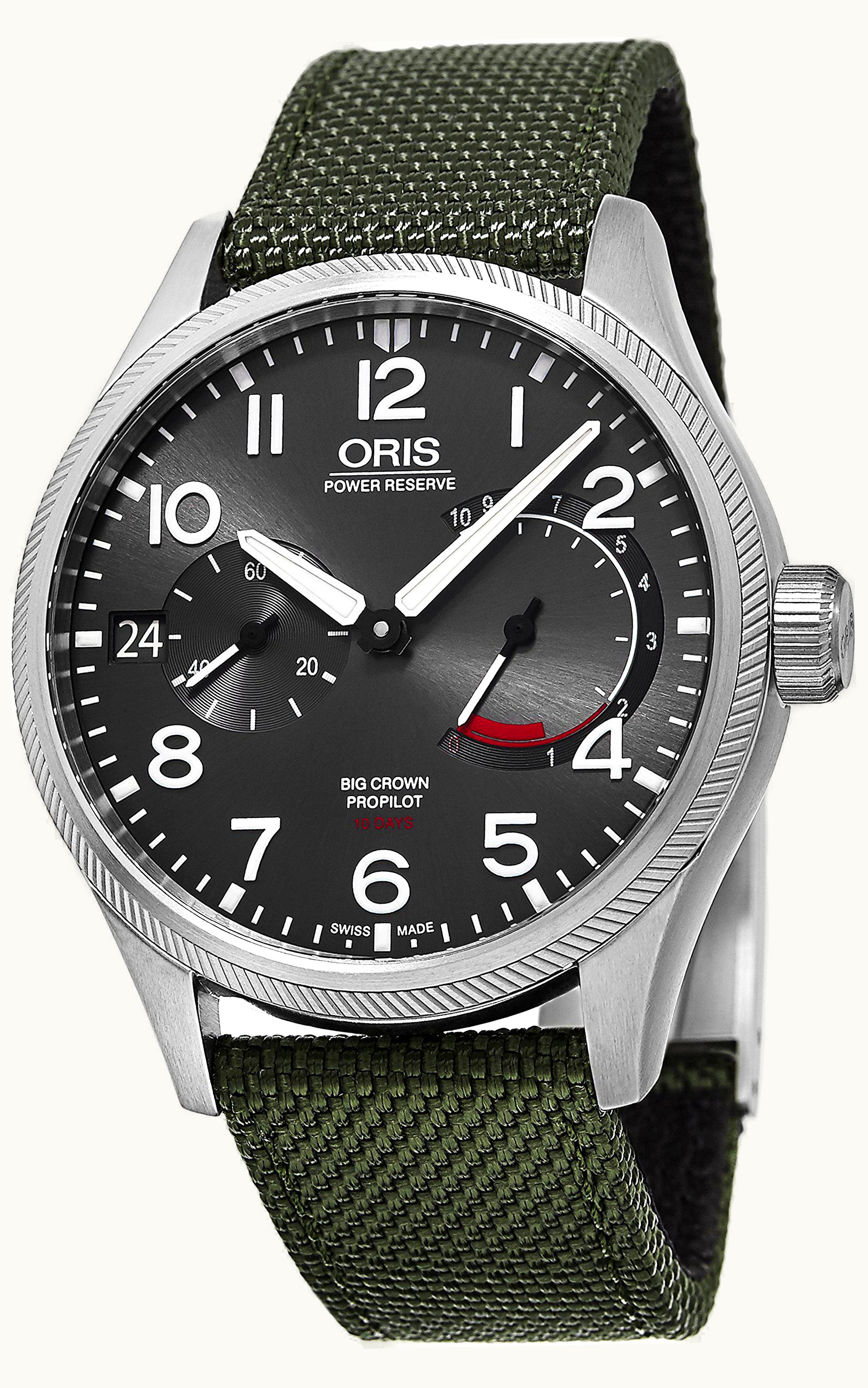Oris Big Crown ProPilot Calibre 111 Stainless Steel / Grey / Textile