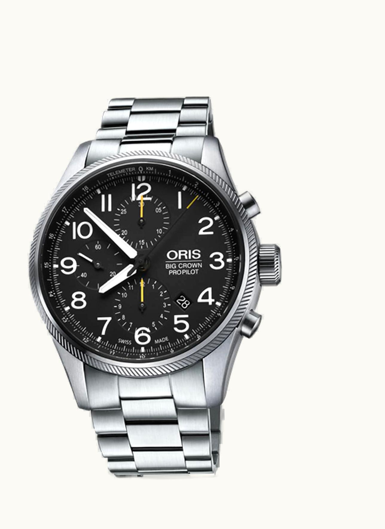 Oris Big Crown ProPilot Chronograph Stainless Steel / Black / Bracelet