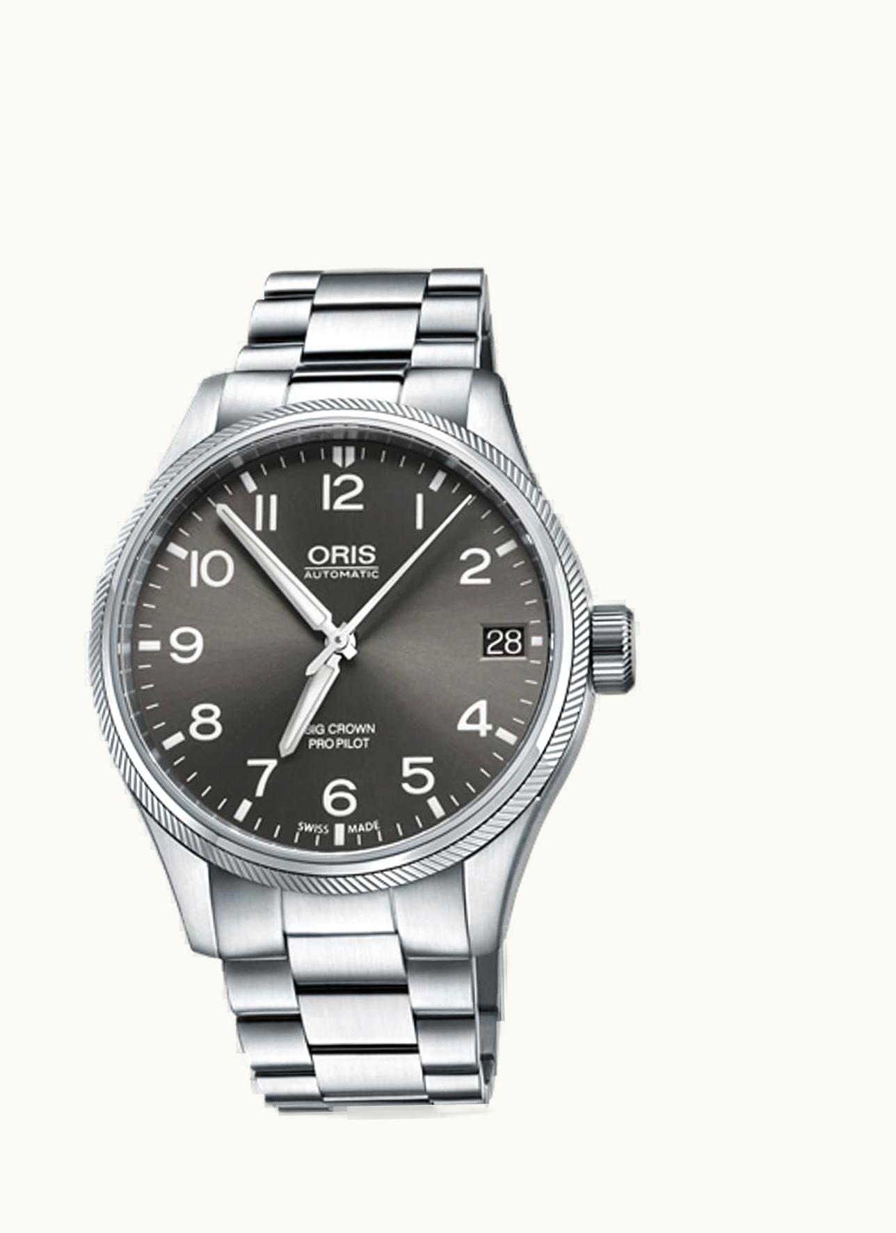 Oris Big Crown ProPilot Big Date Stainless Steel / Grey / Bracelet