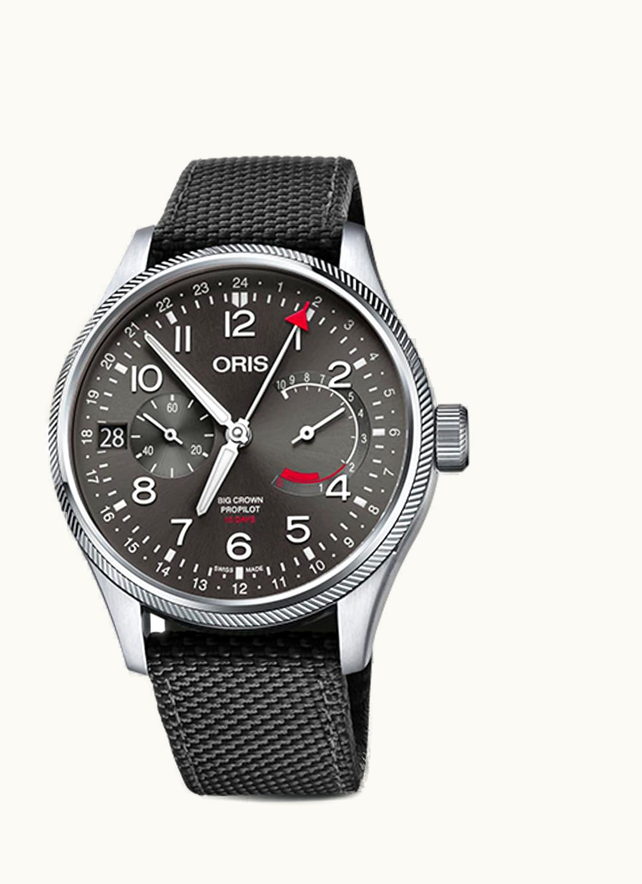 Oris Big Crown ProPilot Calibre 114 Stainless Steel / Grey / Textile