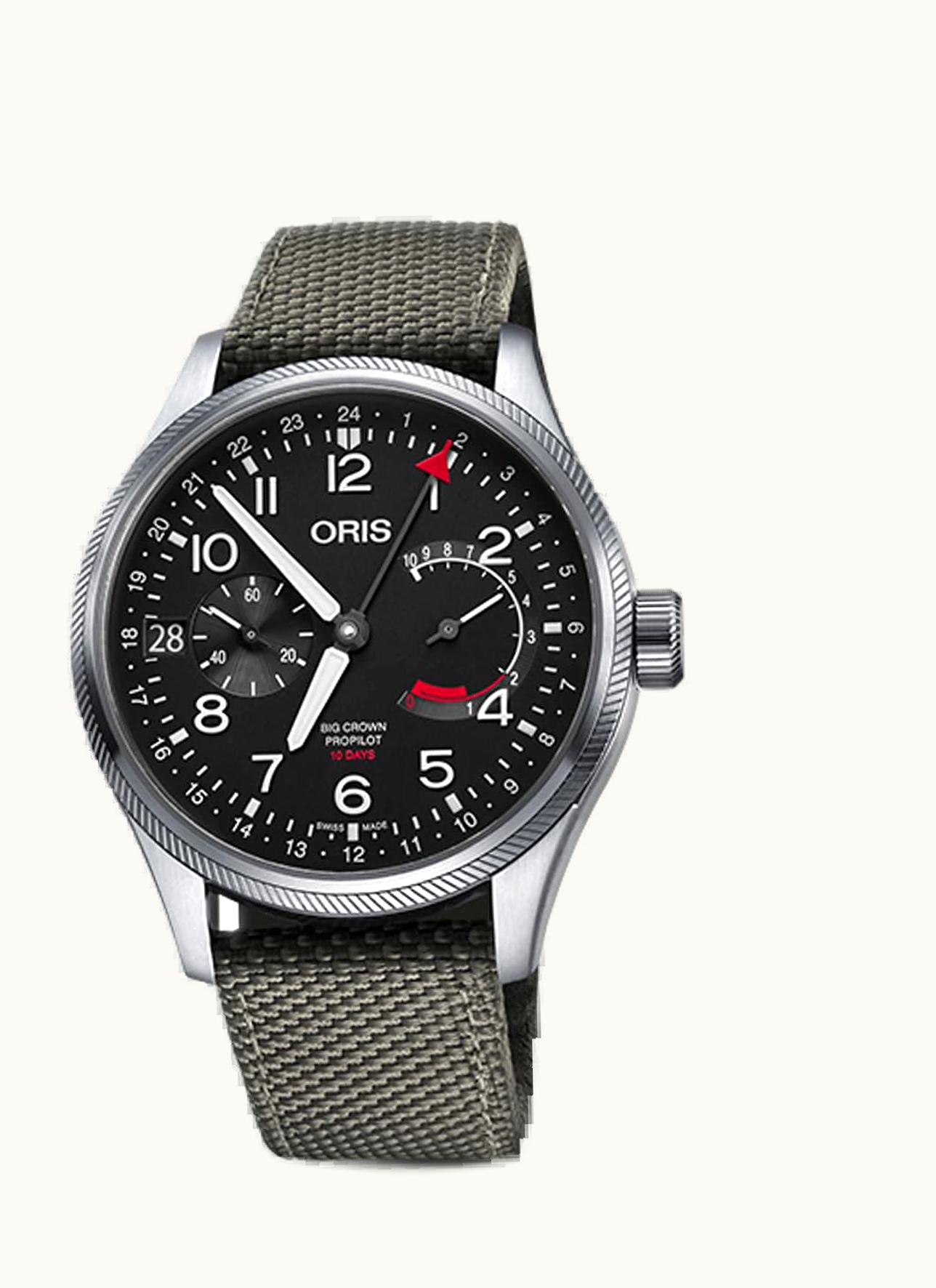 Oris Big Crown ProPilot Calibre 114 Stainless Steel / Black / Textile