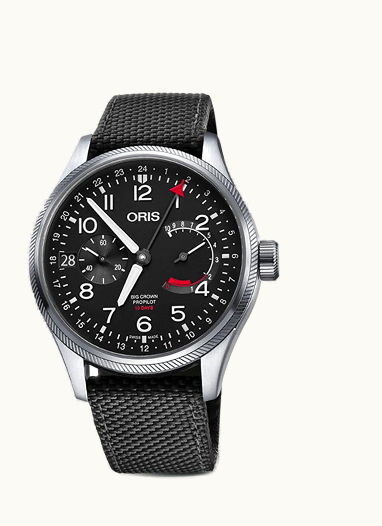 Oris Big Crown ProPilot Calibre 114 Stainless Steel / Black / Textile