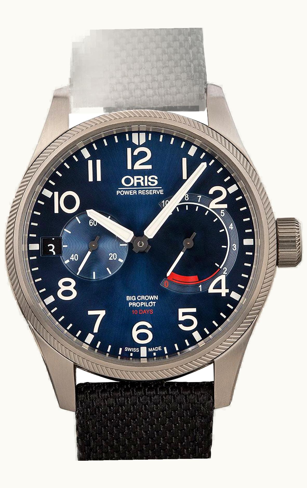 Oris Big Crown ProPilot Calibre 111 Stainless Steel / Blue / Alligator
