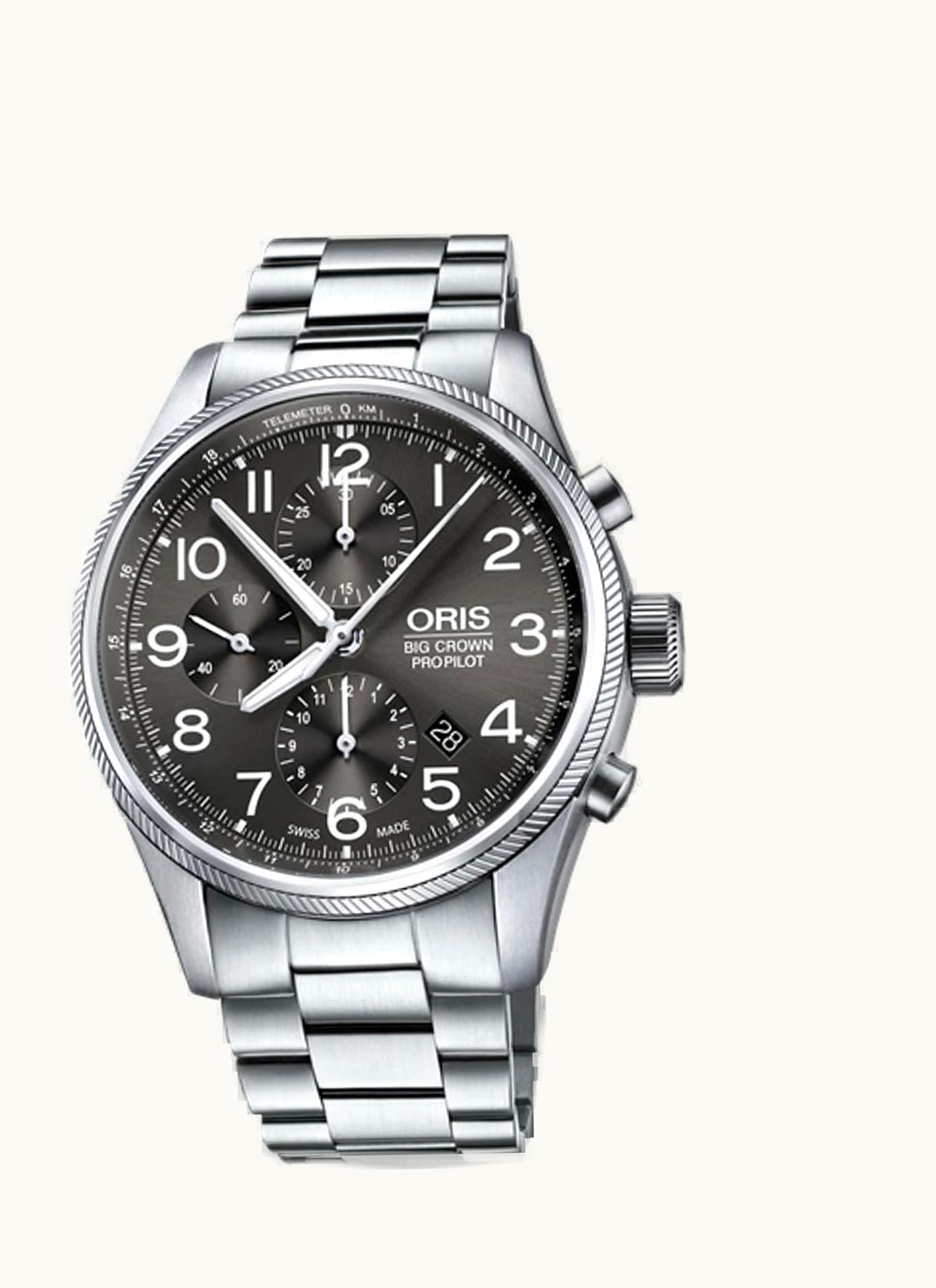 Oris Big Crown ProPilot Chronograph Stainless Steel / Grey / Bracelet