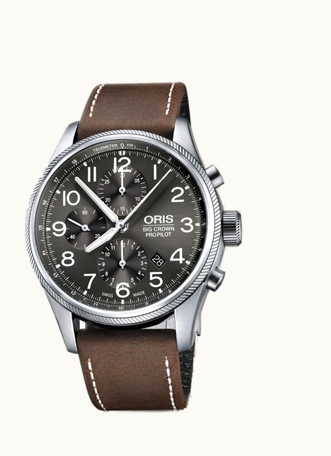 Oris Big Crown ProPilot Chronograph Stainless Steel / Grey
