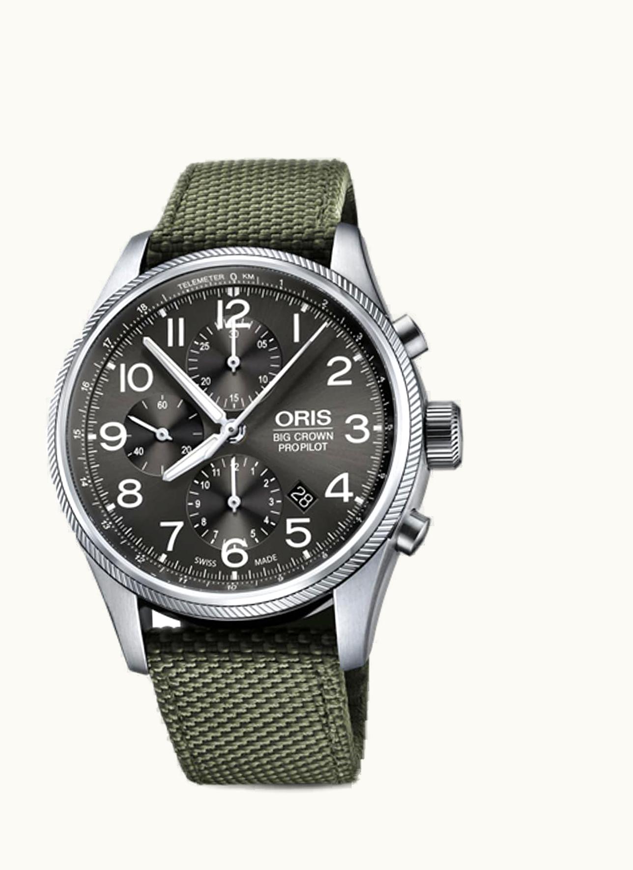 Oris Big Crown ProPilot Chronograph Stainless Steel / Grey