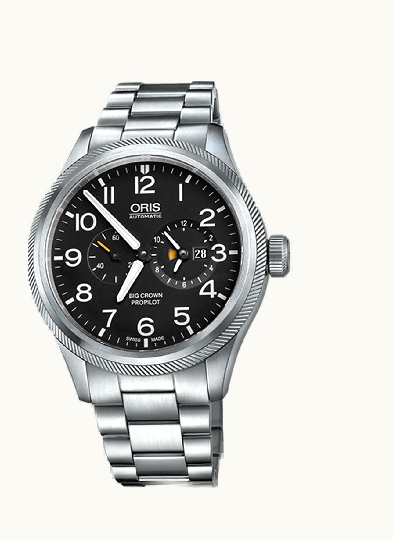 Oris Big Crown ProPilot Worldtimer Stainless Steel / Black / Bracelet