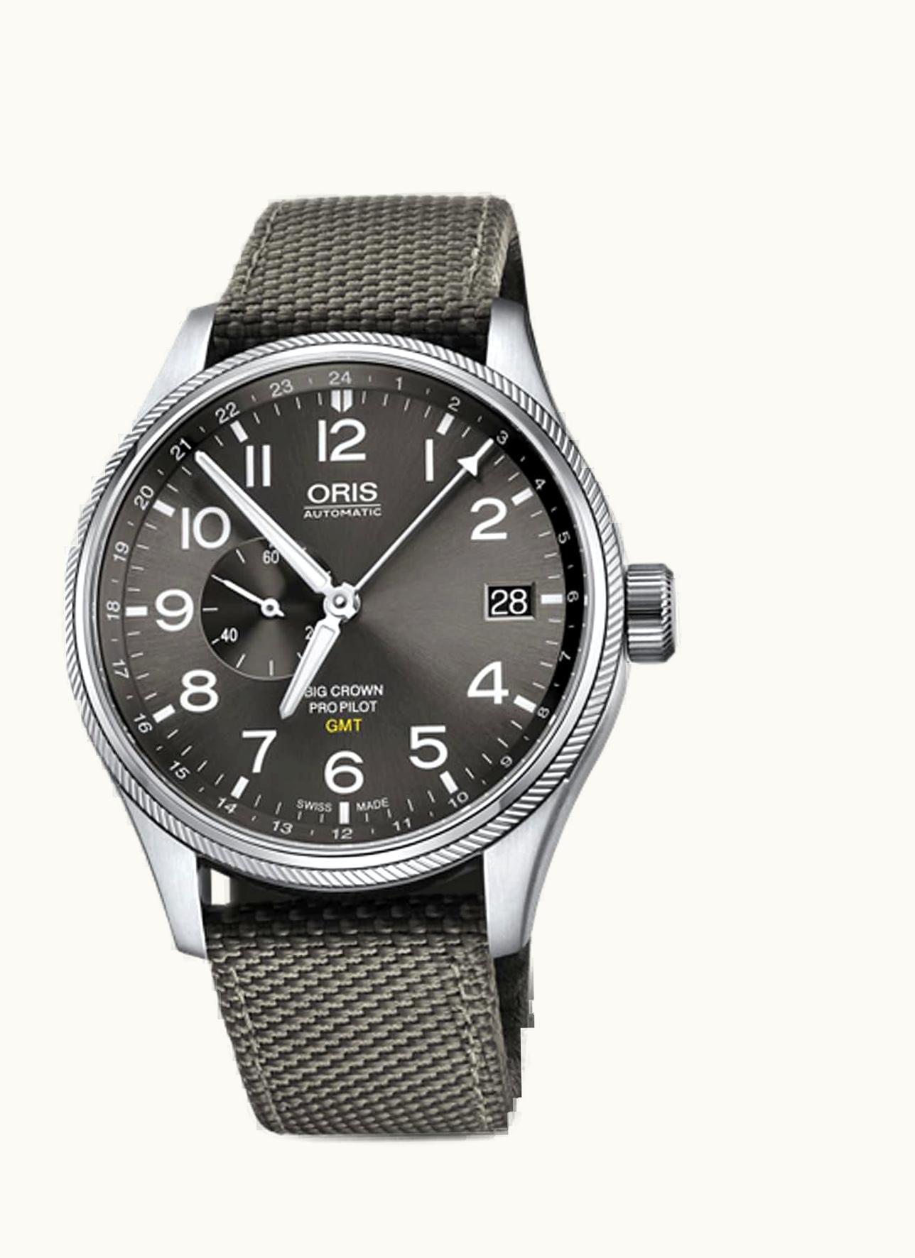 Oris Big Crown ProPilot GMT Stainless Steel / Grey