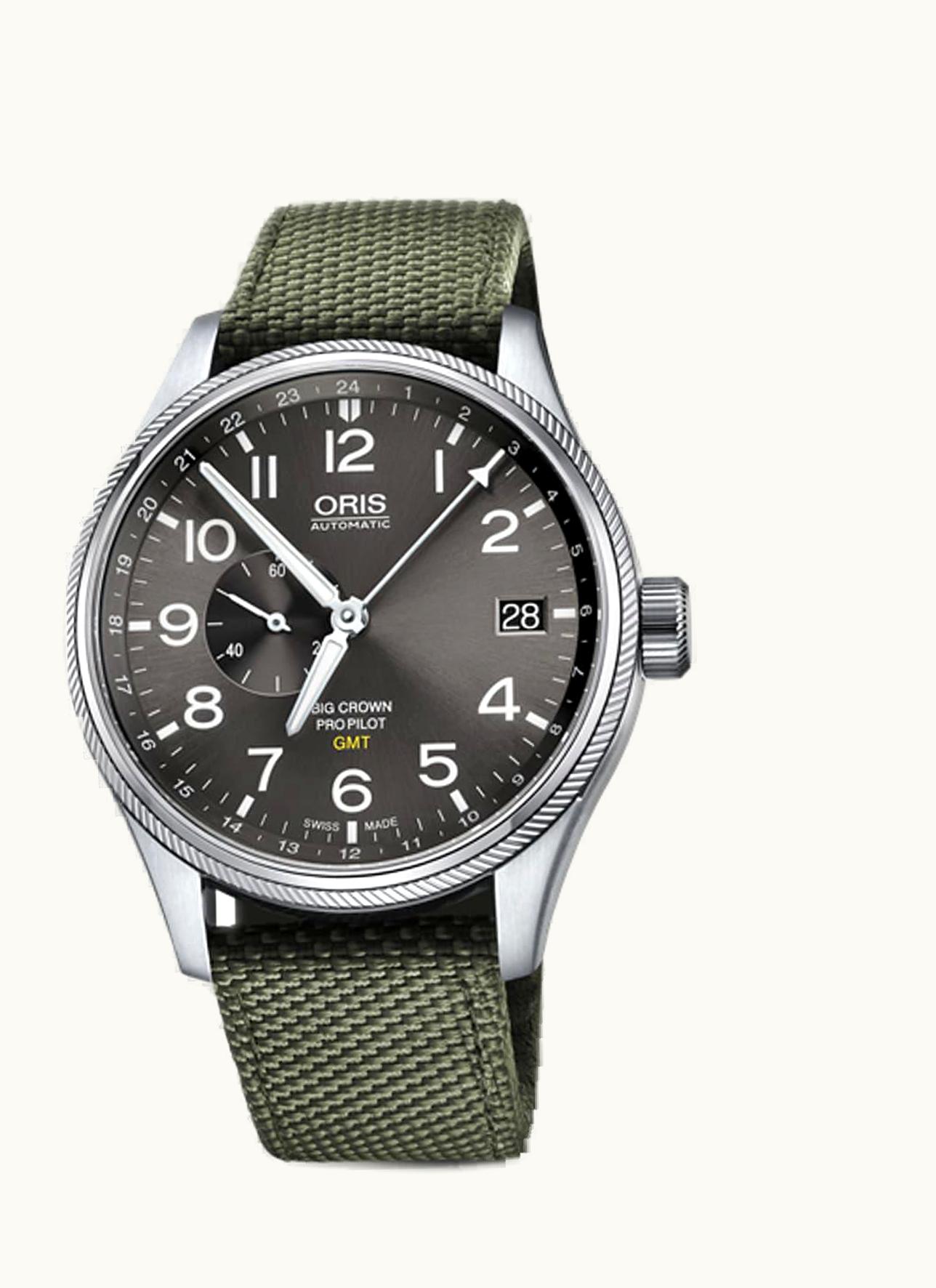 Oris Big Crown ProPilot GMT Stainless Steel / Grey