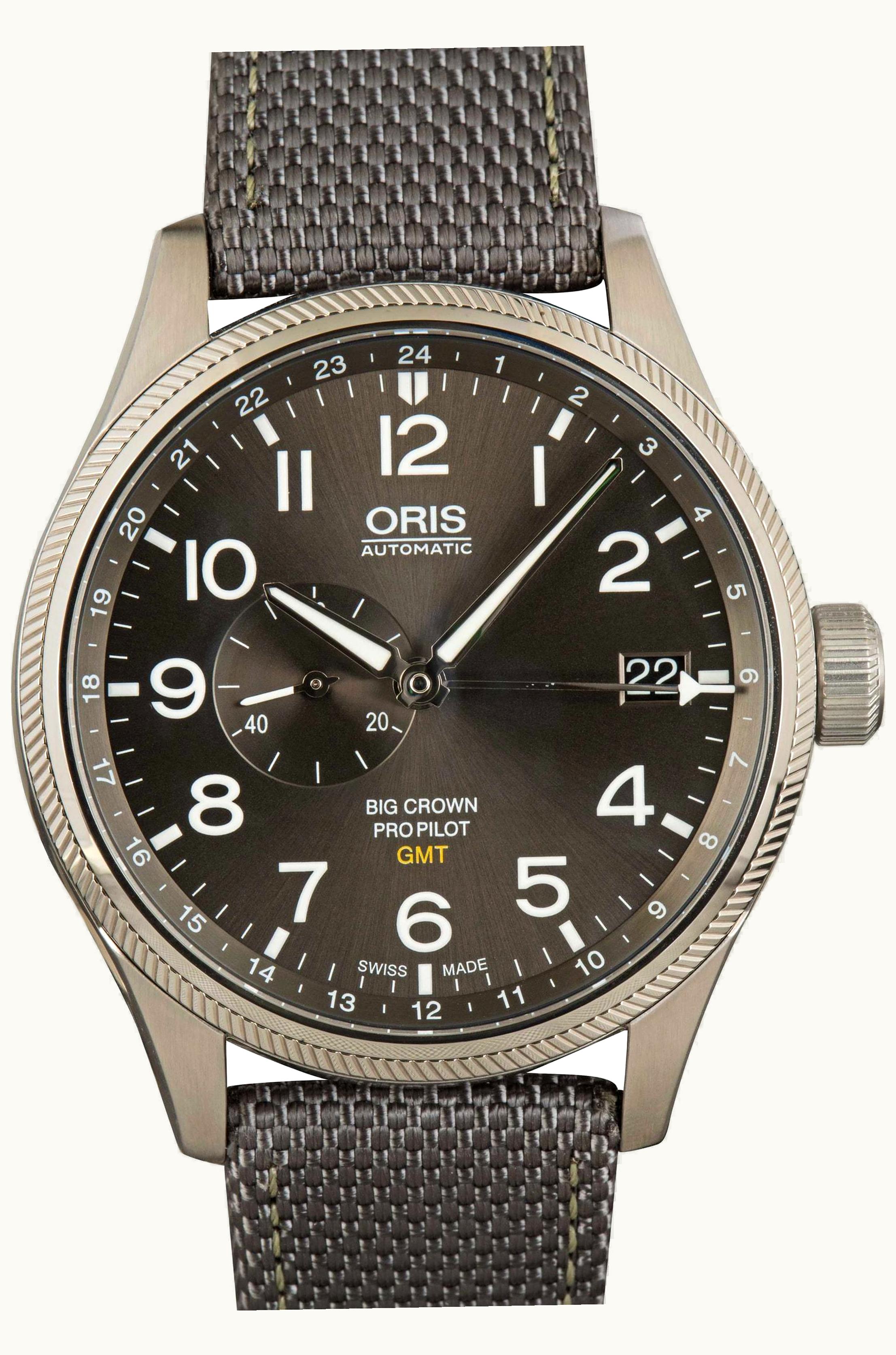 Oris Big Crown ProPilot GMT Stainless Steel / Grey