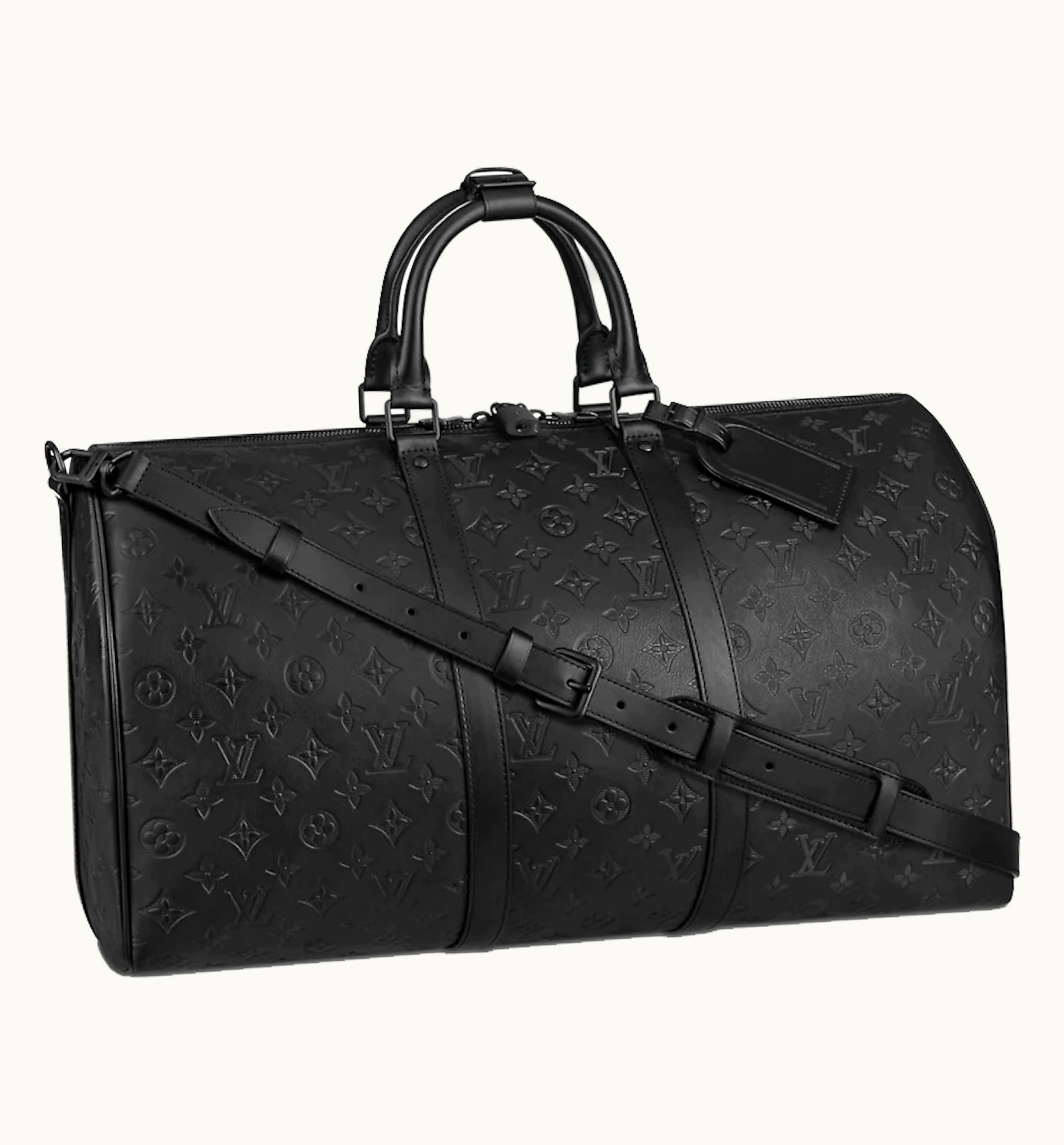 Louis Vuitton Louis Vuitton Keepall 50 Bandouliere Monogram Shadow Black