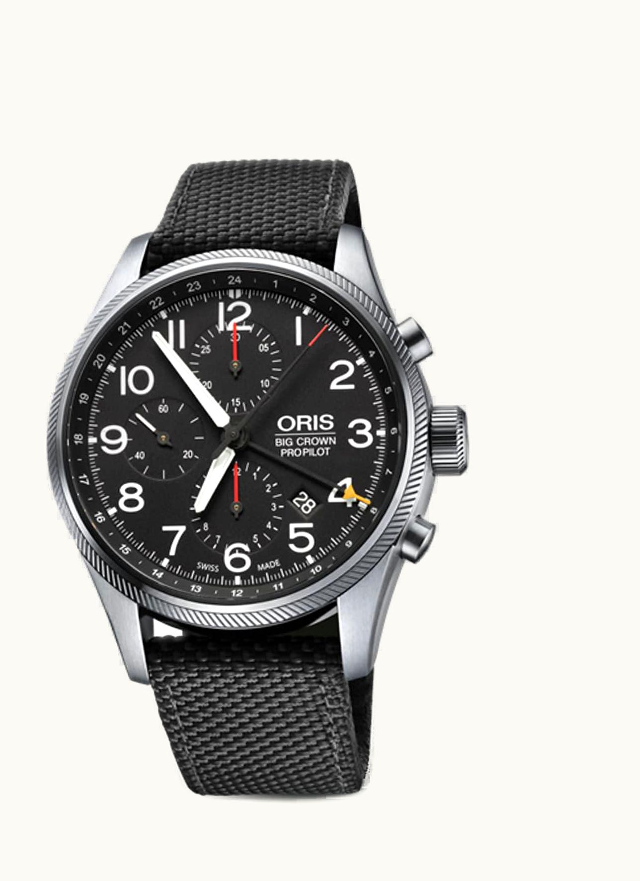 Oris Big Crown ProPilot Chronograph GMT Stainless Steel / Black