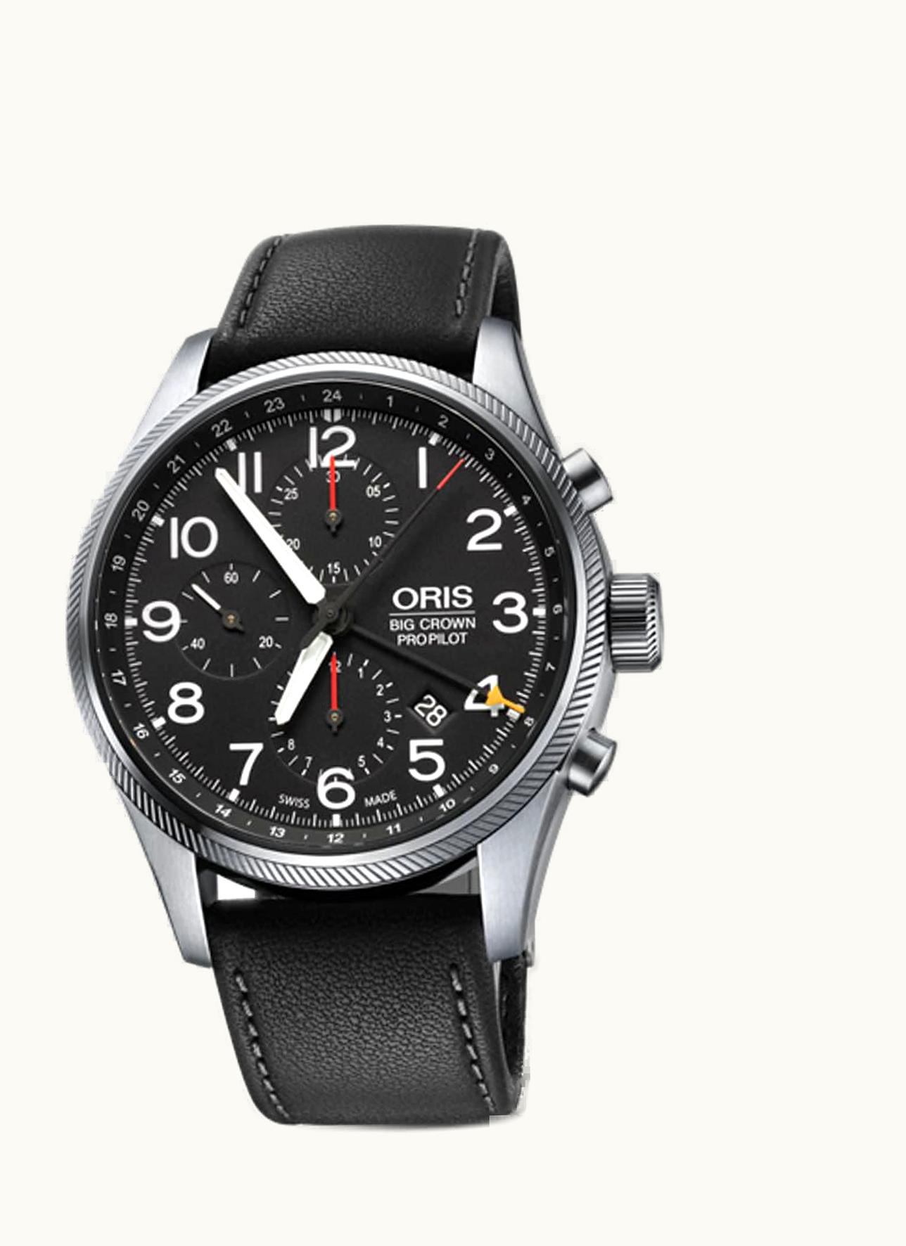 Oris Big Crown ProPilot Chronograph GMT Stainless Steel / Black