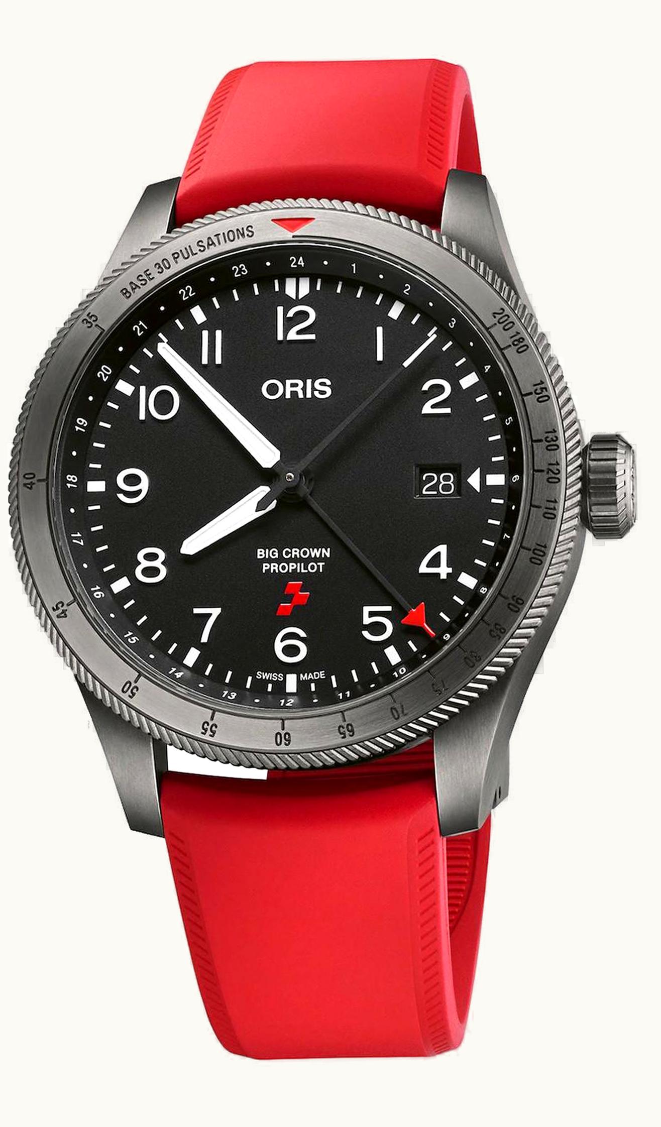 Oris Big Crown ProPilot GMT Rega Fleet AgustaWestland Da Vinci - HB-ZRQ