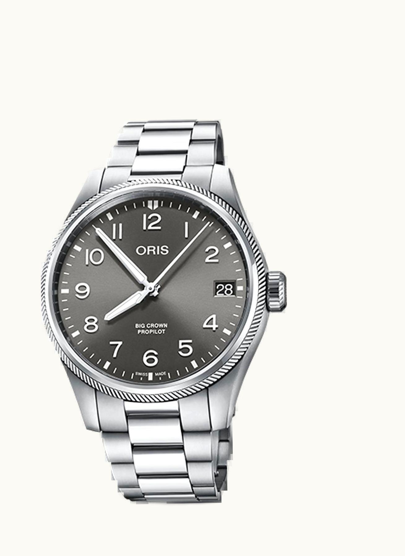 Oris Big Crown ProPilot Big Date Stainless Steel / Grey / Bracelet