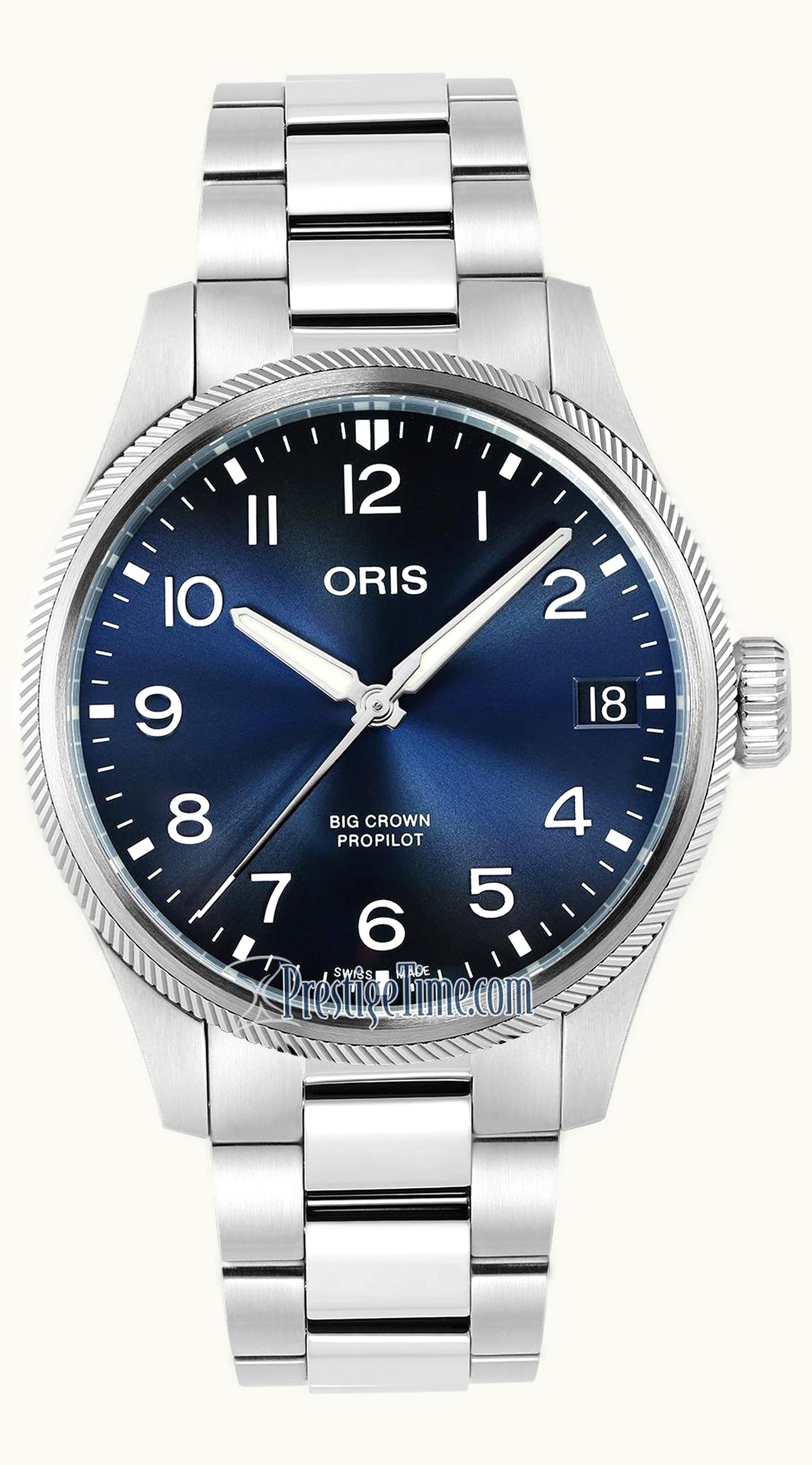 Oris Big Crown ProPilot Big Date Stainless Steel / Blue / Bracelet