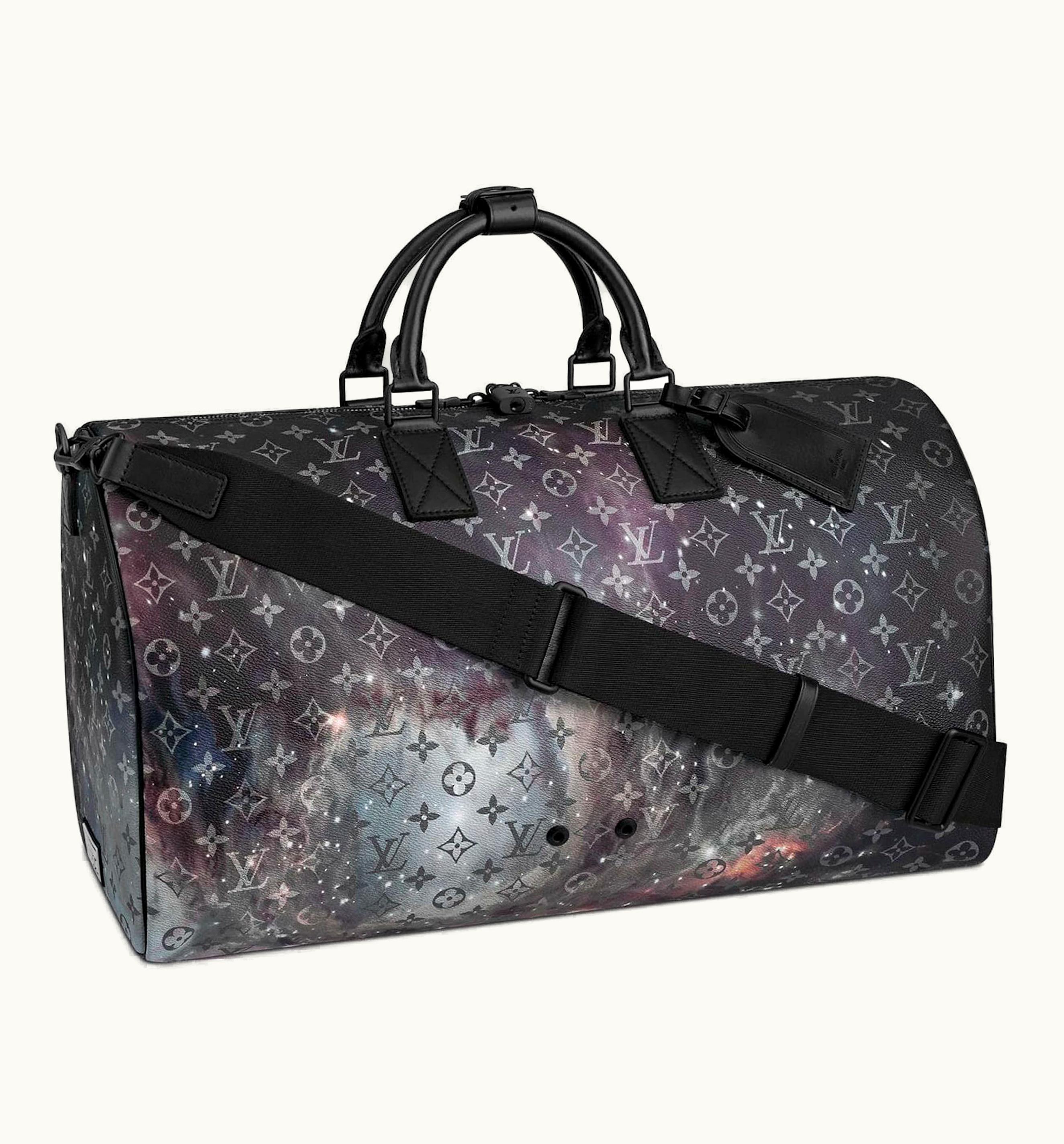 Louis Vuitton Louis Vuitton Keepall 50 Bandouliere Monogram Galaxy Black Multicolor