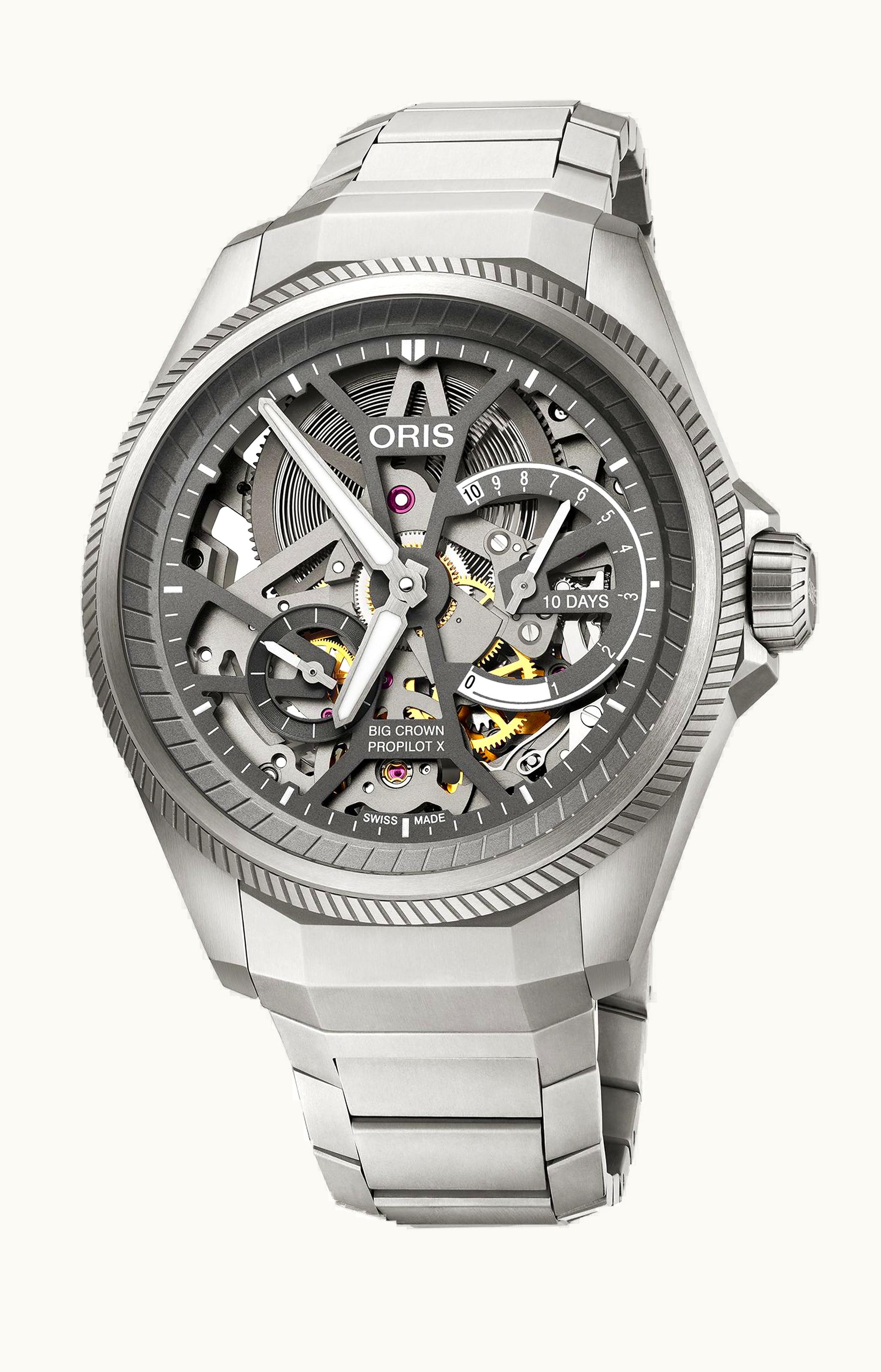 Oris Big Crown ProPilot X Calibre 115 Titanium / Skeleton / Bracelet