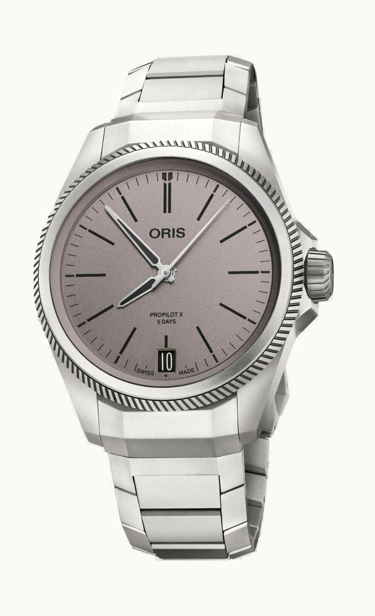 Oris ProPilot X Calibre 400 Titanium / Grey / Bracelet