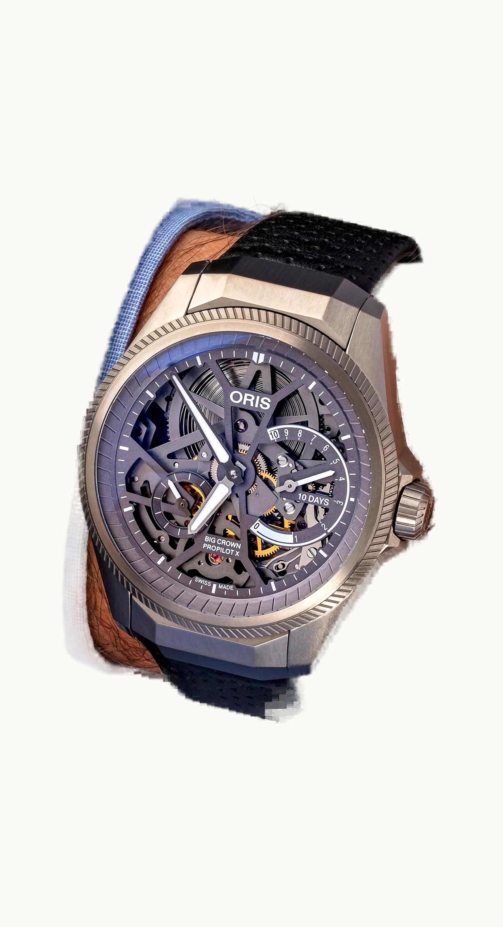 Oris Big Crown ProPilot X Calibre 115 Titanium / Skeleton / Rubber